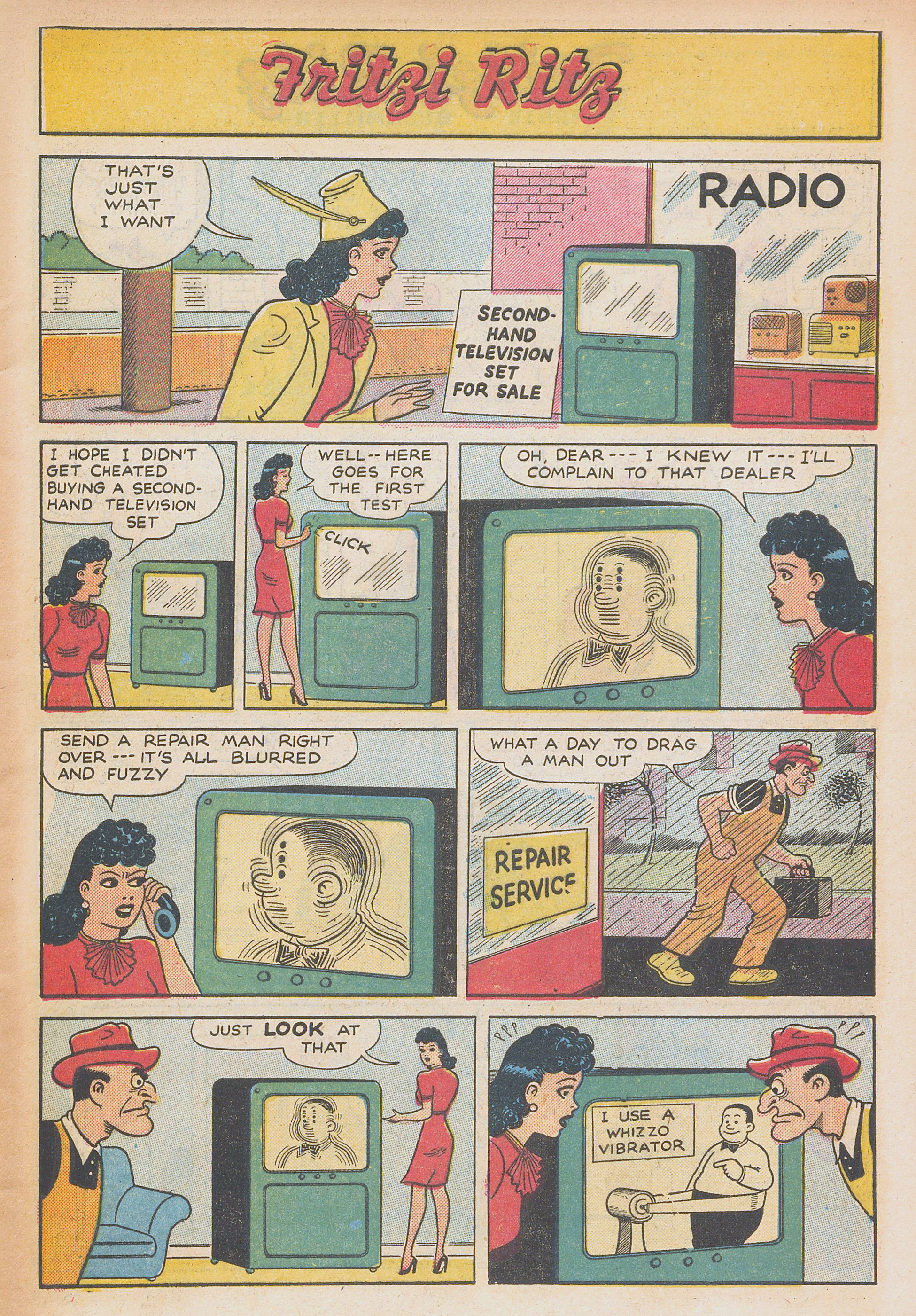 Read online Fritzi Ritz (1953) comic -  Issue #44 - 5
