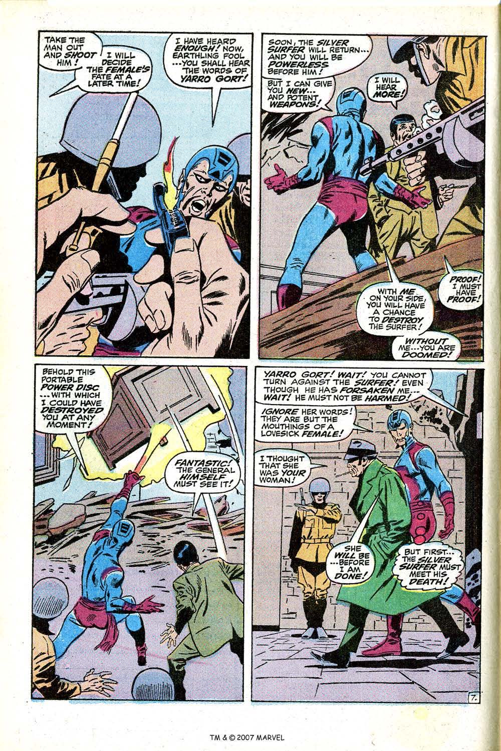 Read online Silver Surfer (1968) comic -  Issue #11 - 12