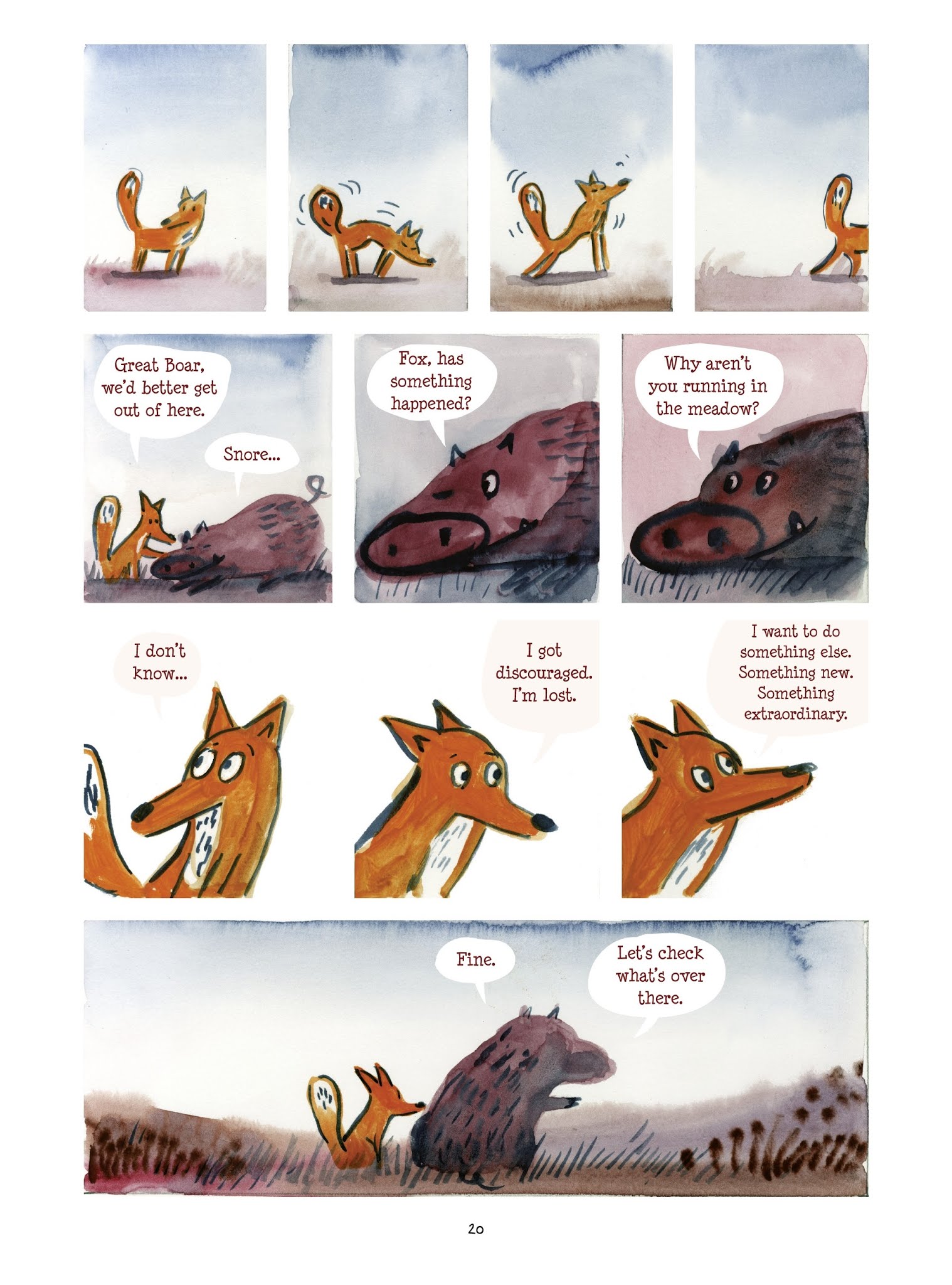 Read online Tiny Fox and Great Boar comic -  Issue #2 - 20