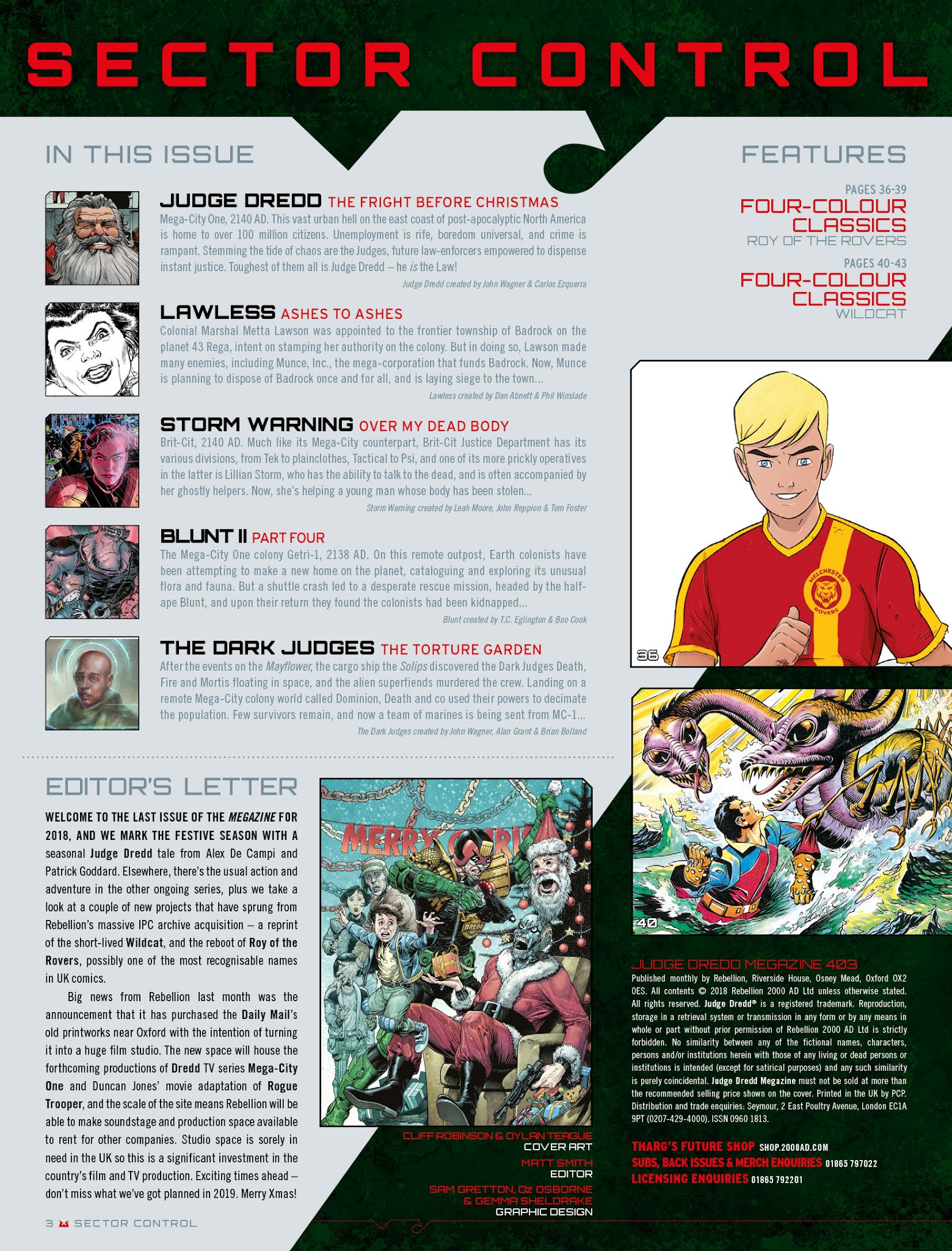 Read online Judge Dredd Megazine (Vol. 5) comic -  Issue #403 - 3