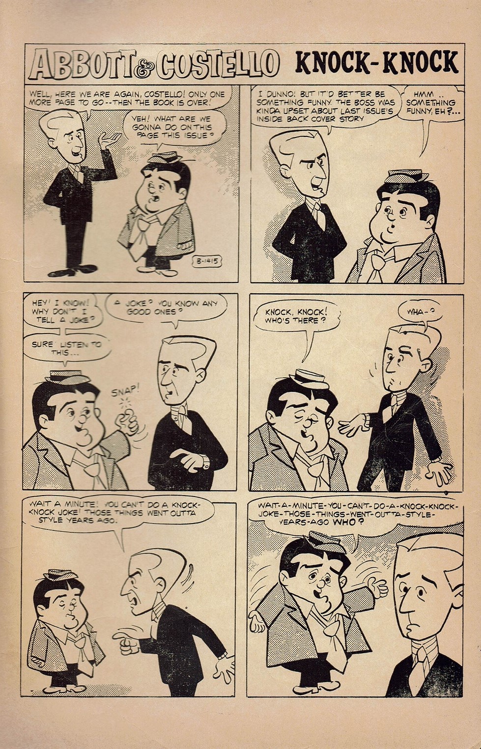 Read online Abbott & Costello comic -  Issue #3 - 35