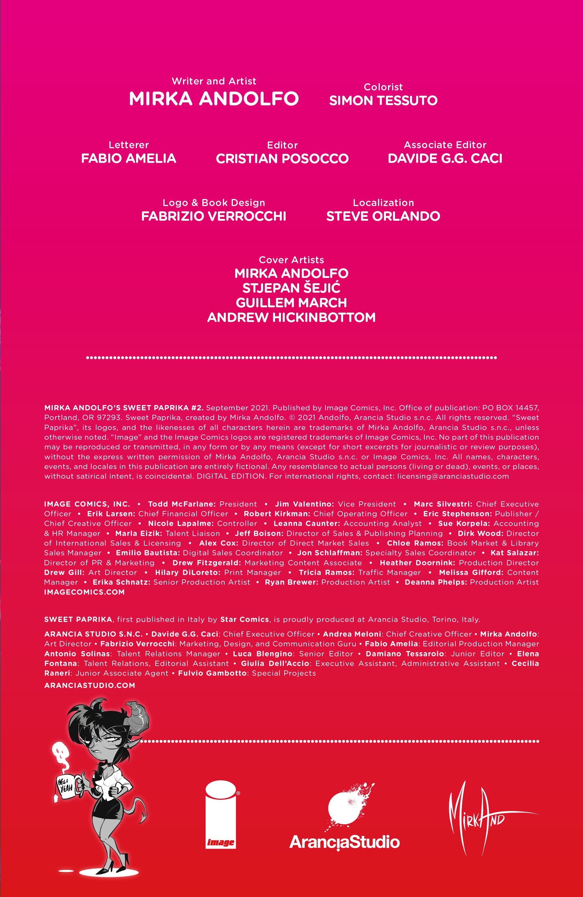 Read online Mirka Andolfo's Sweet Paprika comic -  Issue #2 - 3