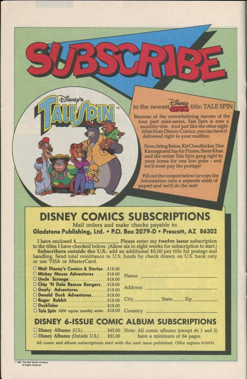 Read online Disney's Tale Spin comic -  Issue #1 - 26