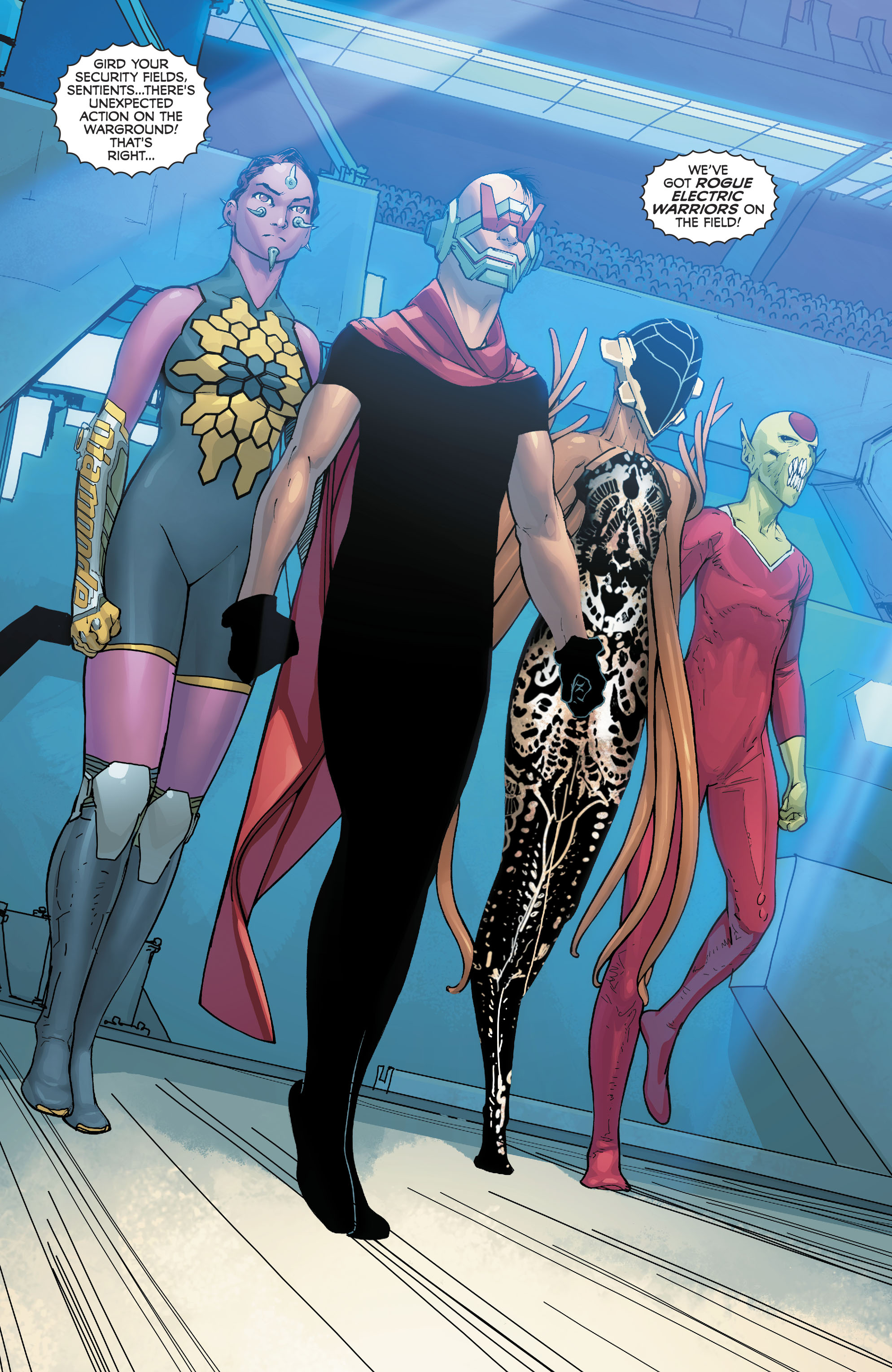 Read online Electric Warriors comic -  Issue #5 - 8