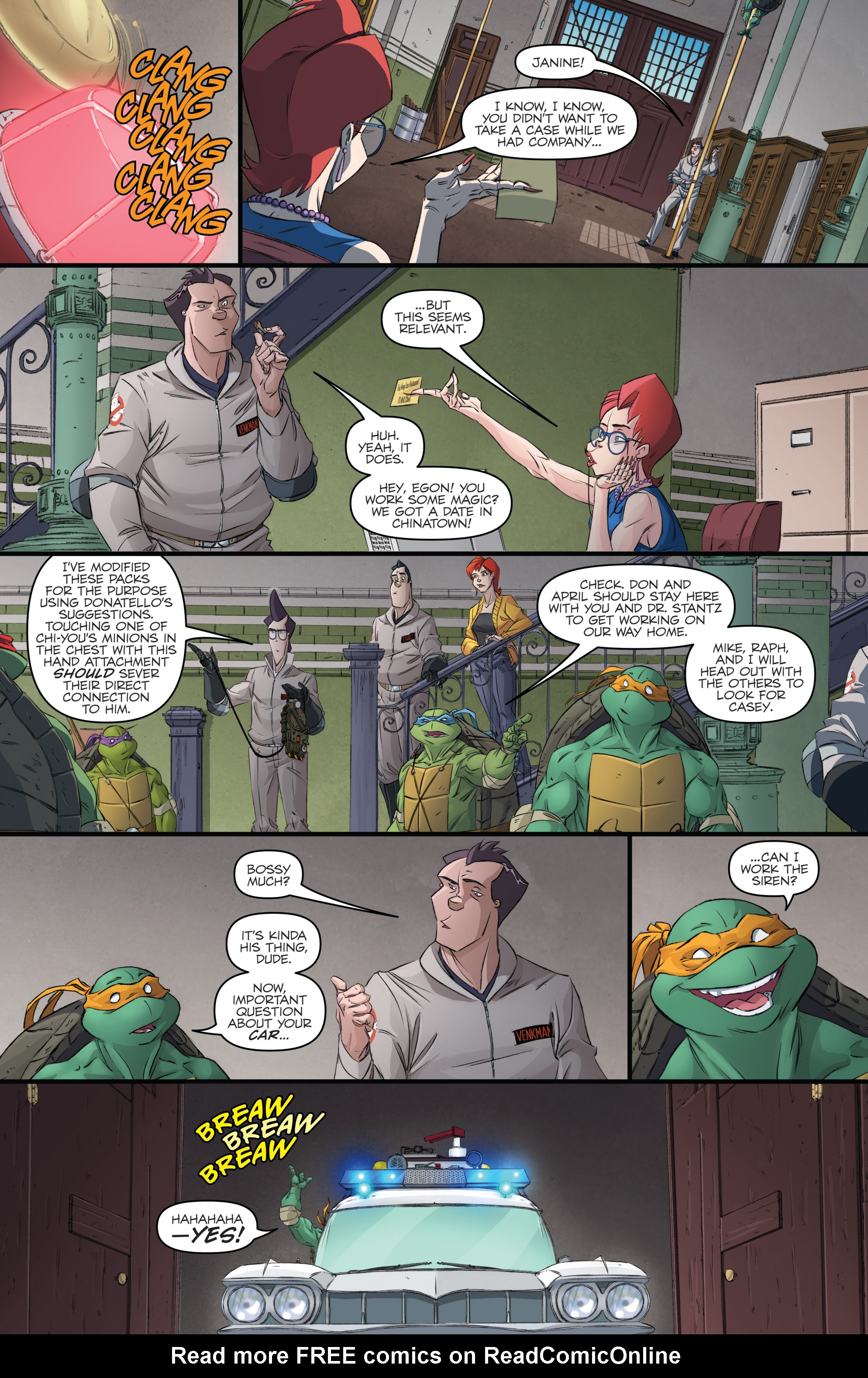 Read online Teenage Mutant Ninja Turtles/Ghostbusters comic -  Issue #3 - 14