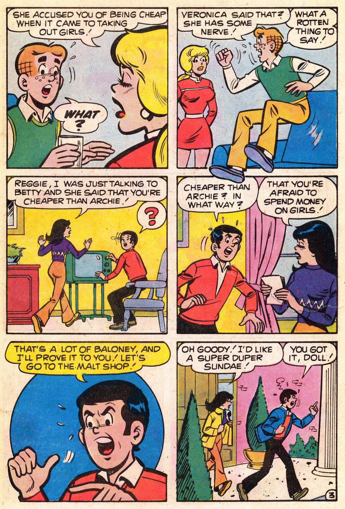 Read online Reggie and Me (1966) comic -  Issue #95 - 31
