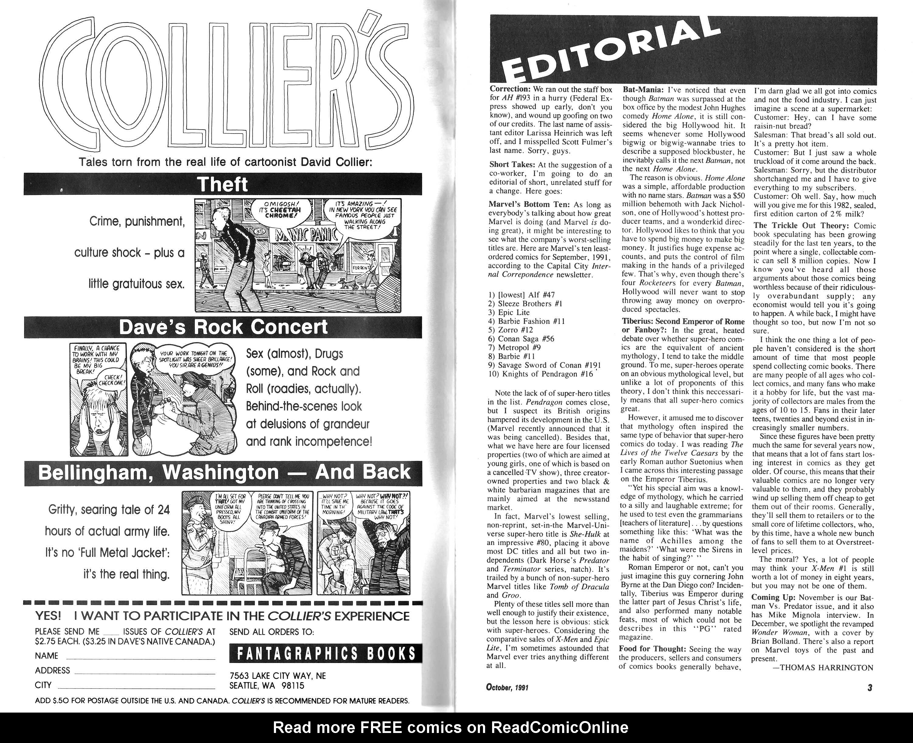 Read online Amazing Heroes comic -  Issue #195 - 2