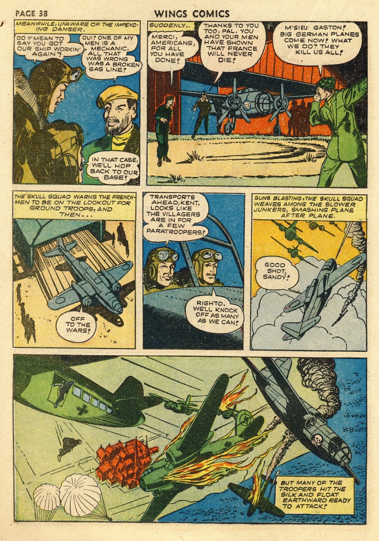 Read online Wings Comics comic -  Issue #33 - 40
