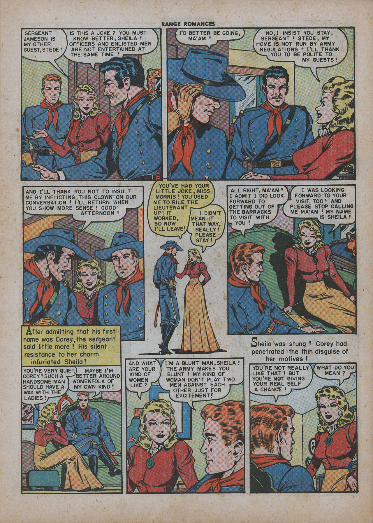 Read online Range Romances comic -  Issue #5 - 7
