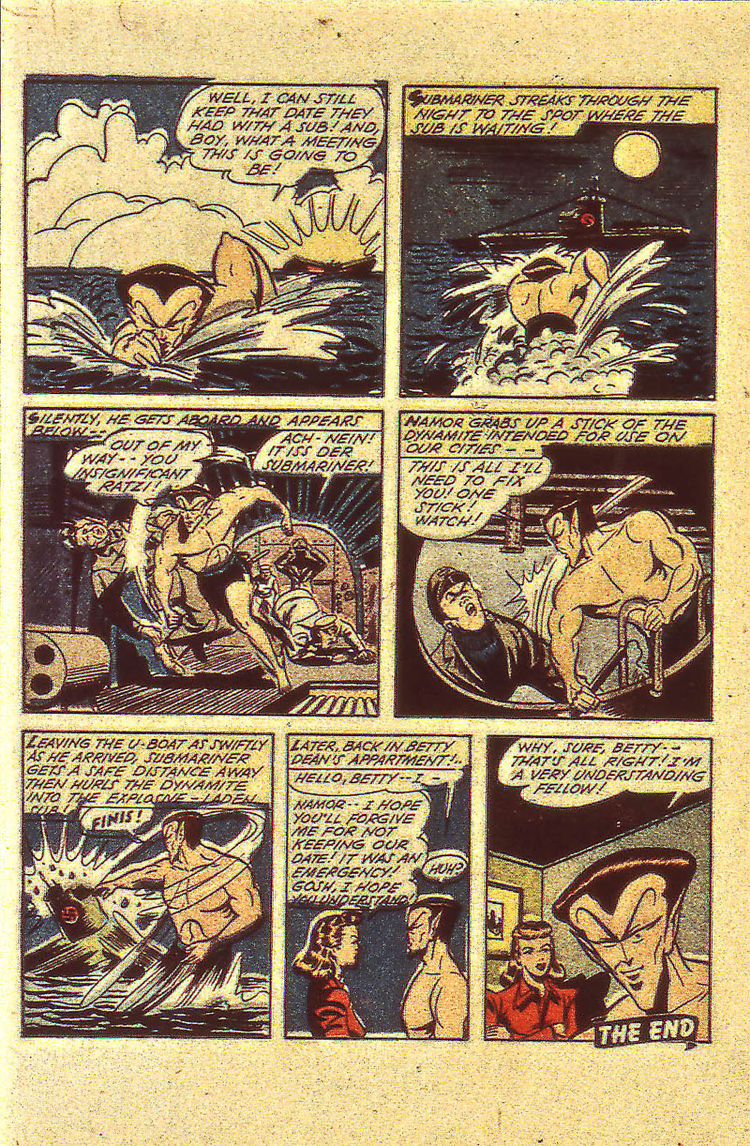 Read online Sub-Mariner Comics comic -  Issue #13 - 26