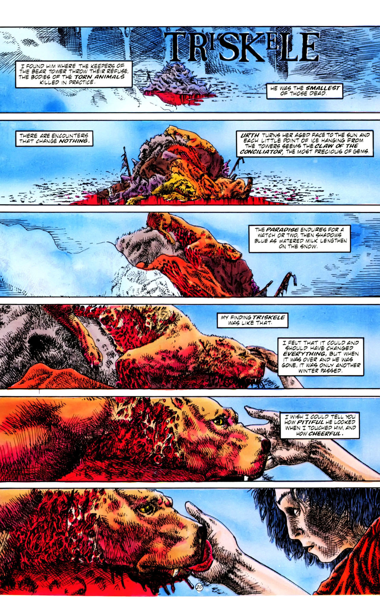 Read online Gene Wolfe's The Shadow Of The Torturer comic -  Issue #1 - 21