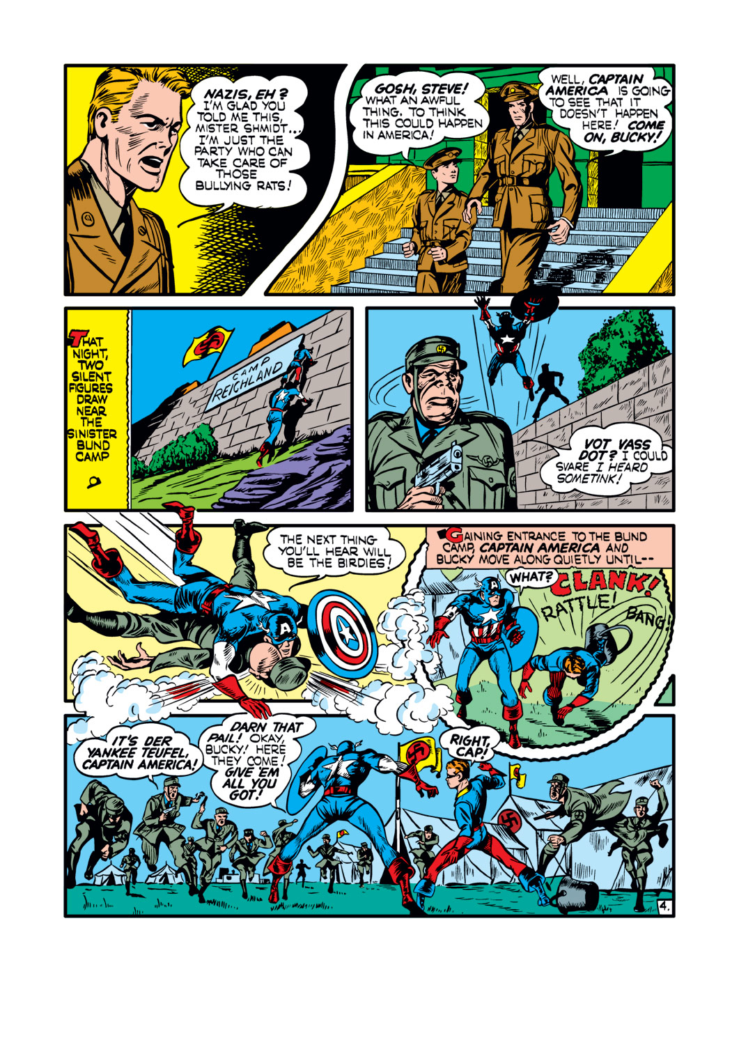 Read online Captain America Comics comic -  Issue #5 - 34