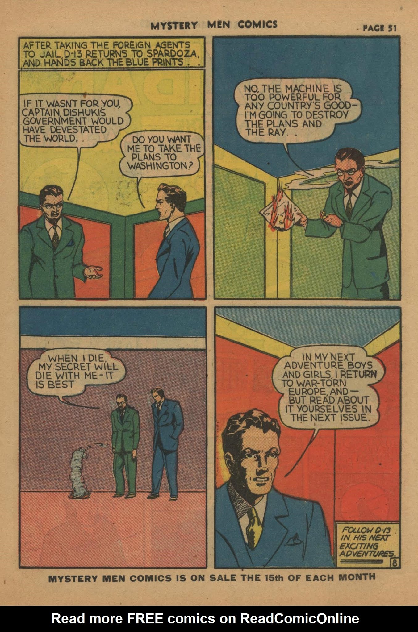 Read online Mystery Men Comics comic -  Issue #9 - 53