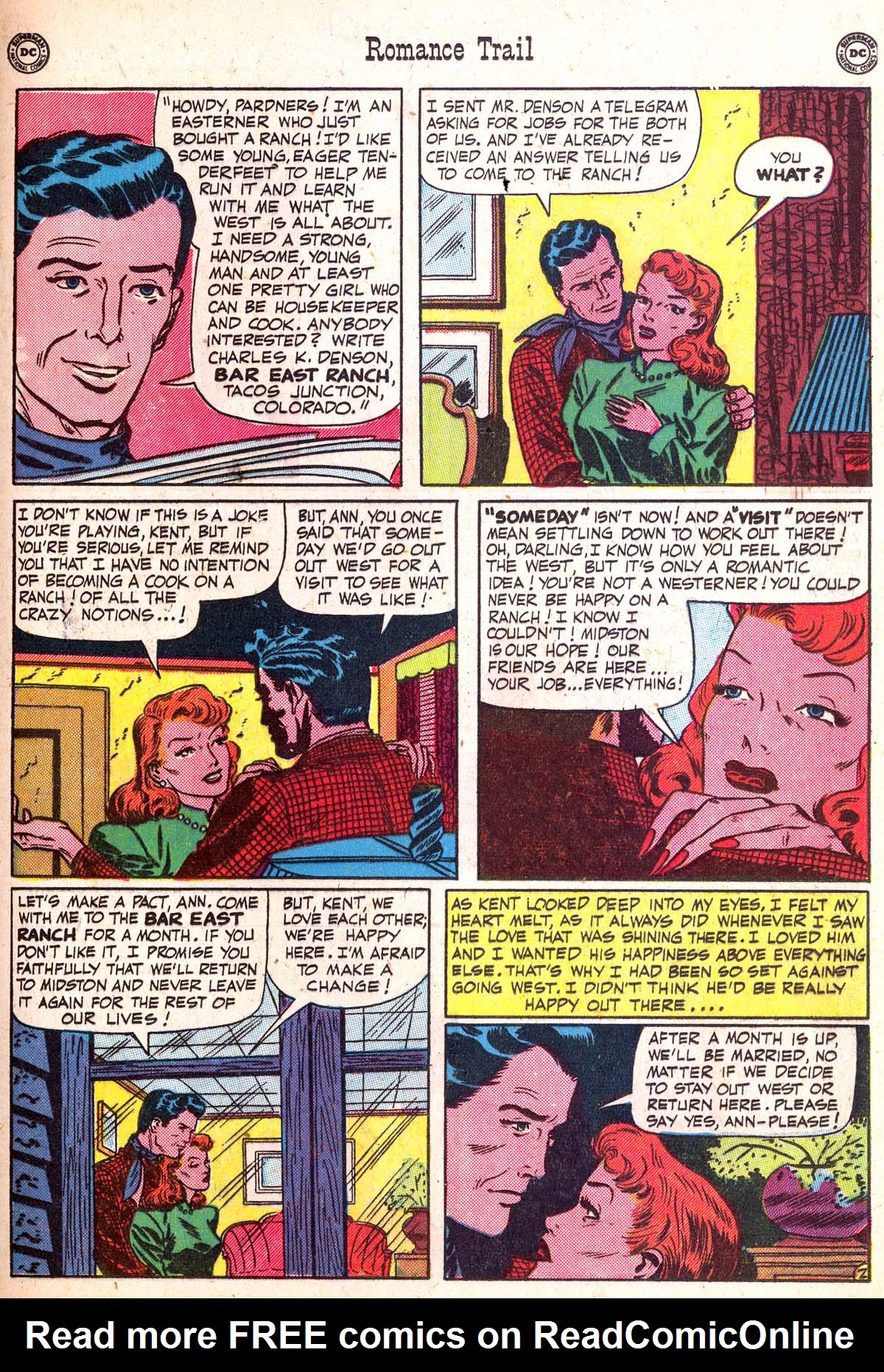 Read online Romance Trail comic -  Issue #6 - 29