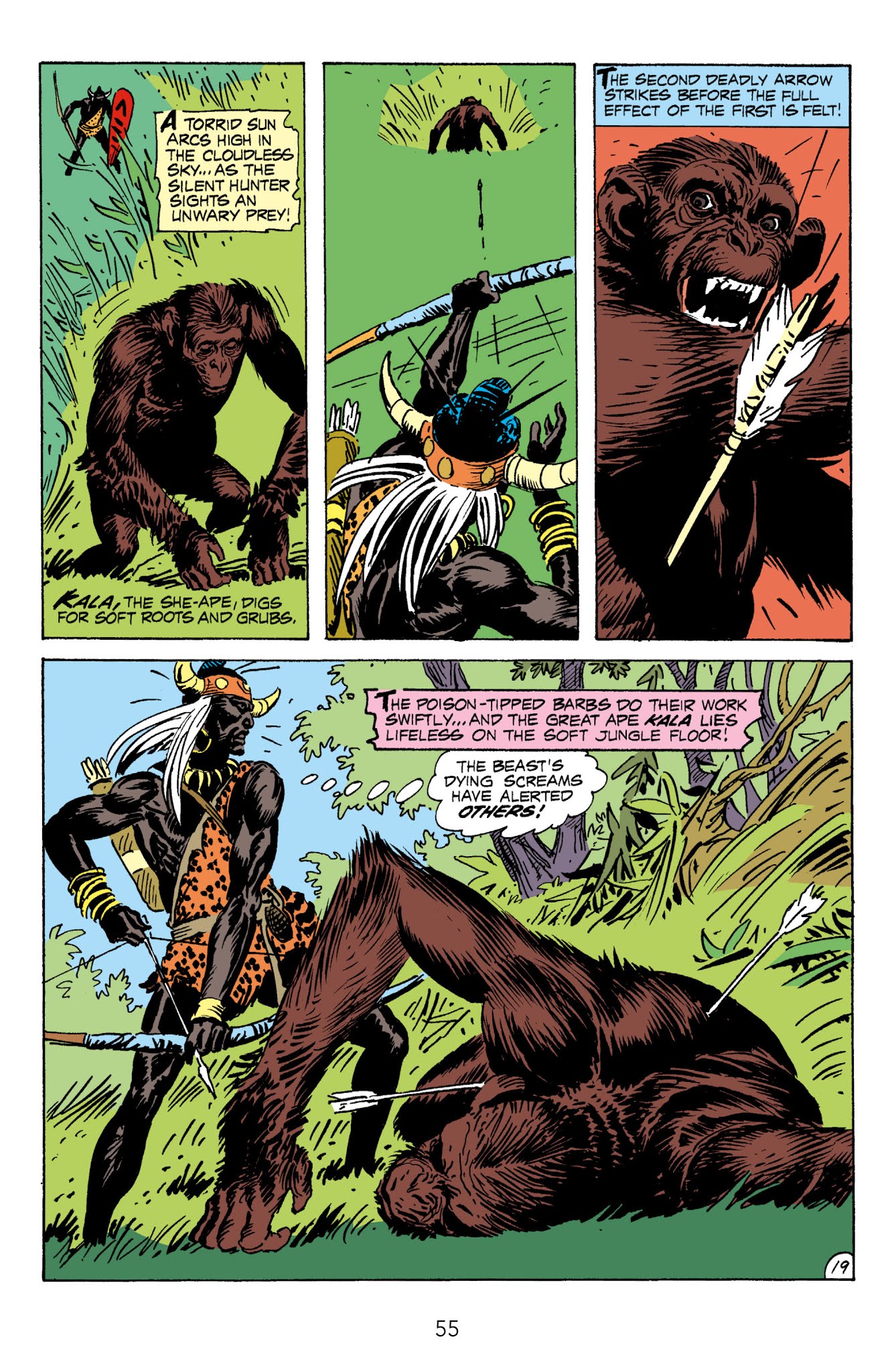 Read online Edgar Rice Burroughs' Tarzan The Joe Kubert Years comic -  Issue # TPB 1 (Part 1) - 56