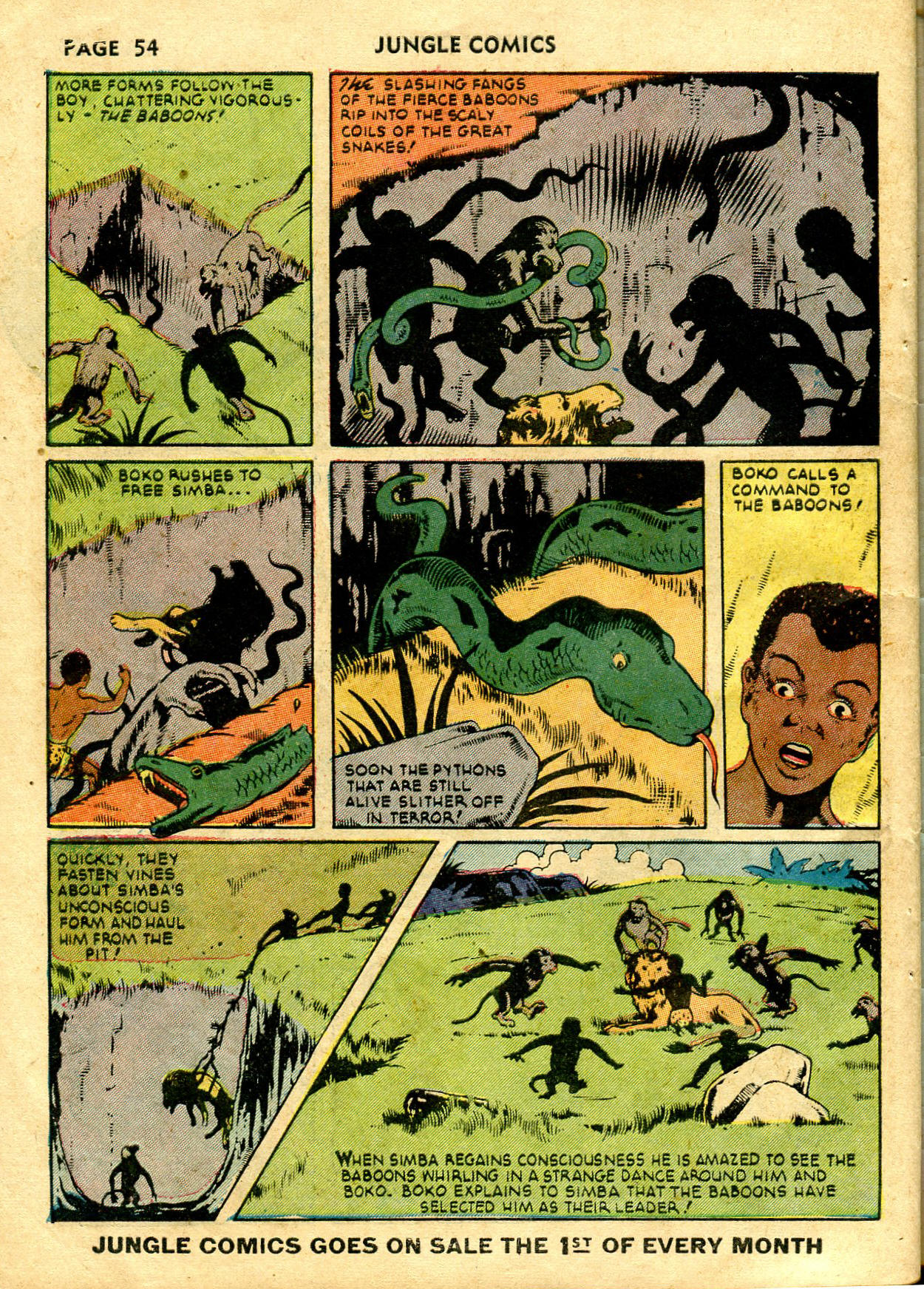 Read online Jungle Comics comic -  Issue #28 - 57