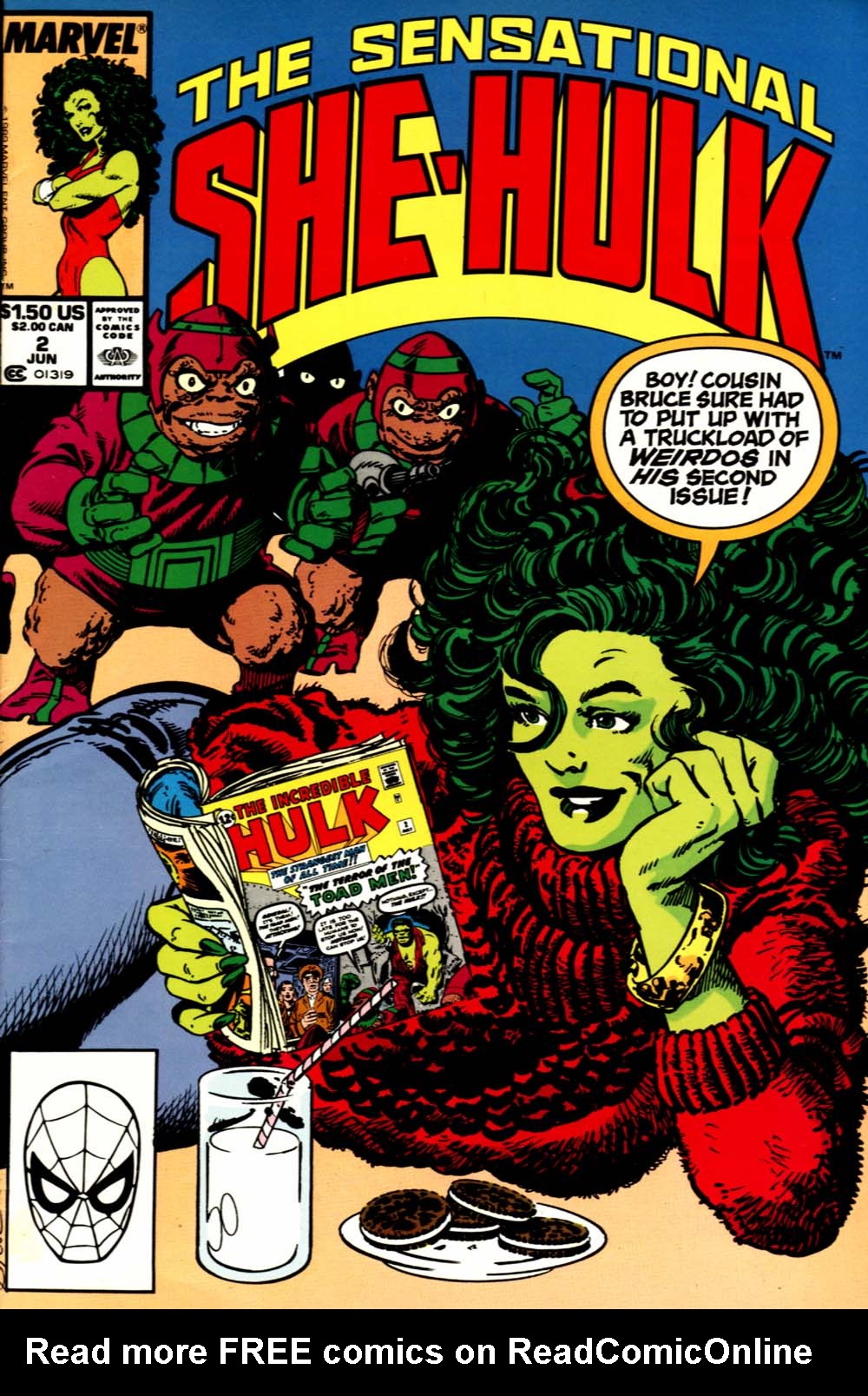 Read online The Sensational She-Hulk comic -  Issue #2 - 1
