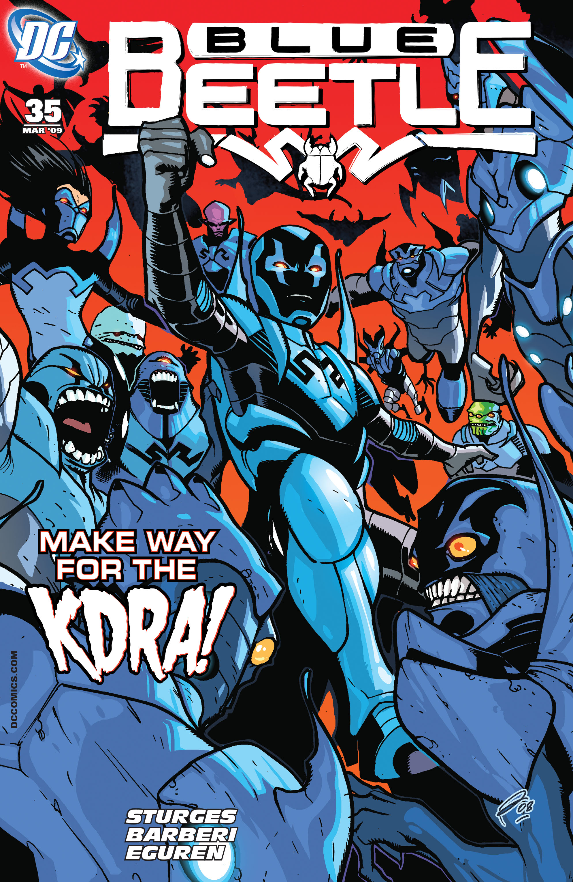 Read online Blue Beetle (2006) comic -  Issue #35 - 1