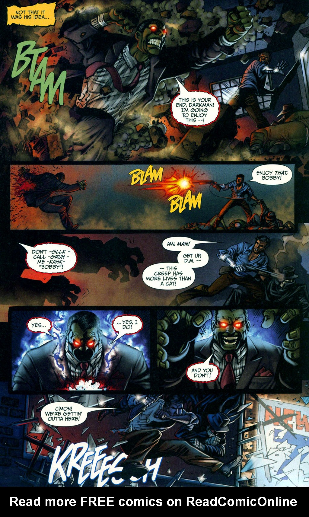 Read online Darkman vs. the Army of Darkness comic -  Issue #3 - 19