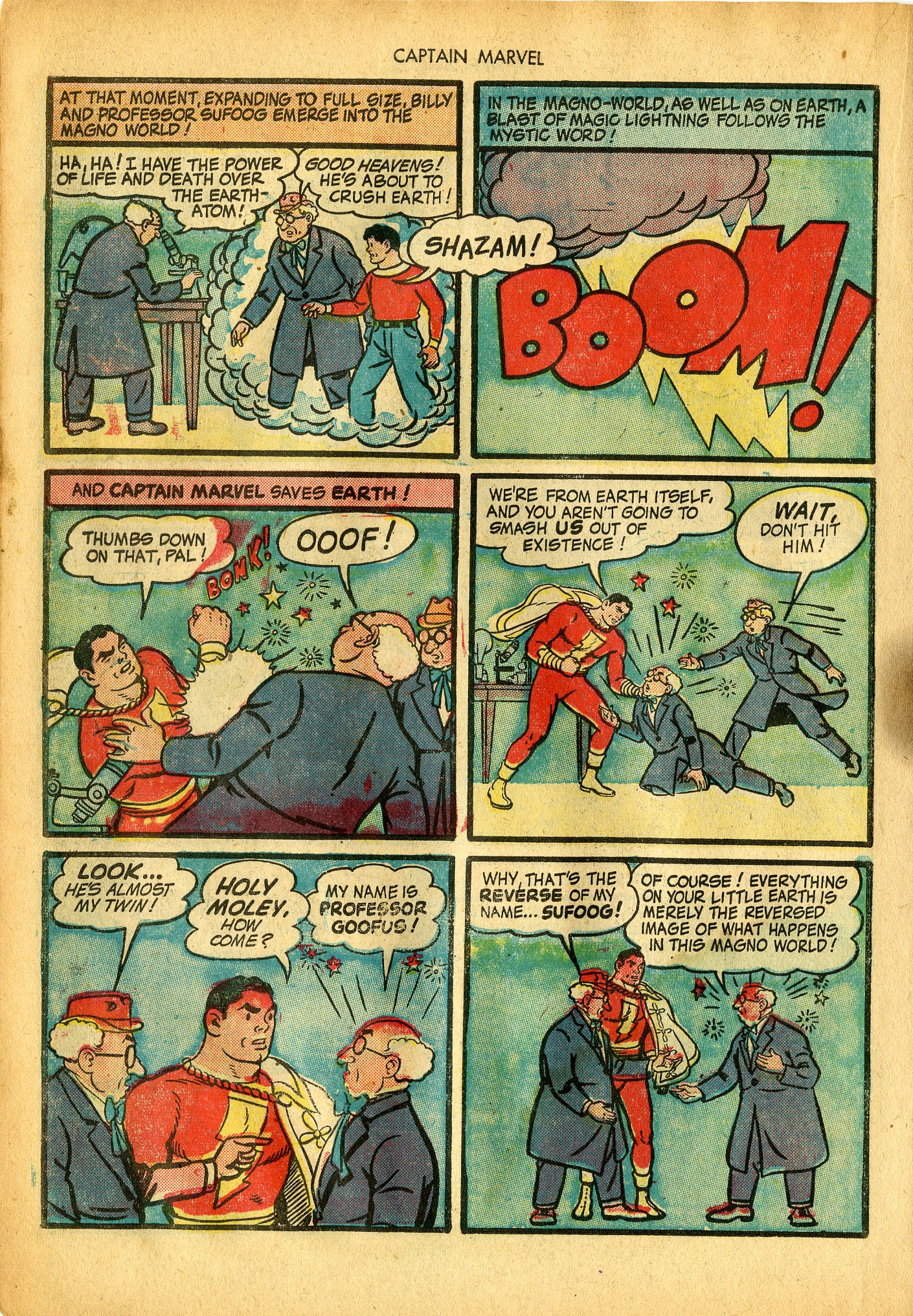 Read online Captain Marvel Adventures comic -  Issue #35 - 36