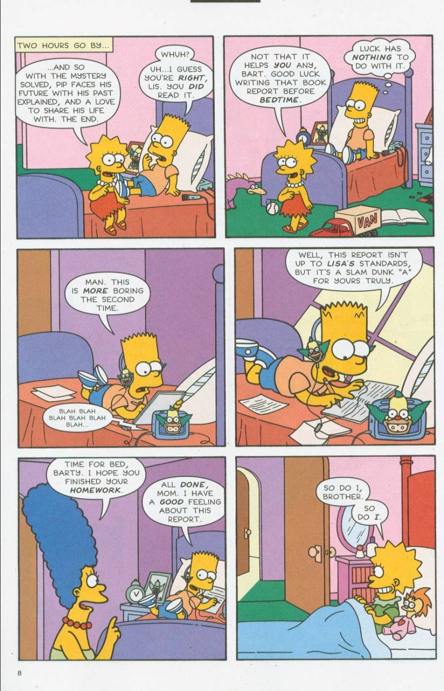 Read online Bart Simpson comic -  Issue #8 - 9