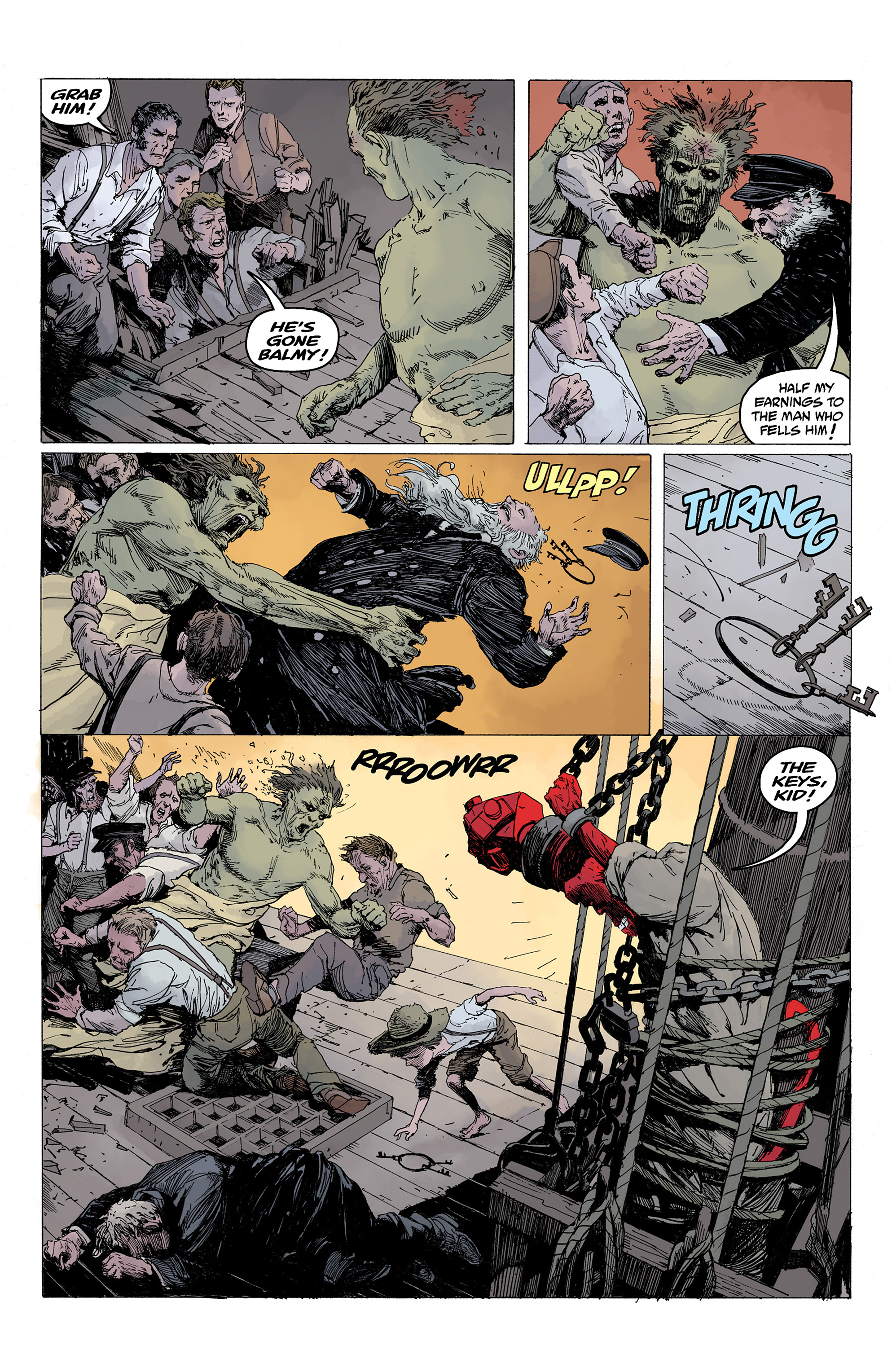 Read online Hellboy: Into the Silent Sea comic -  Issue # Full - 37