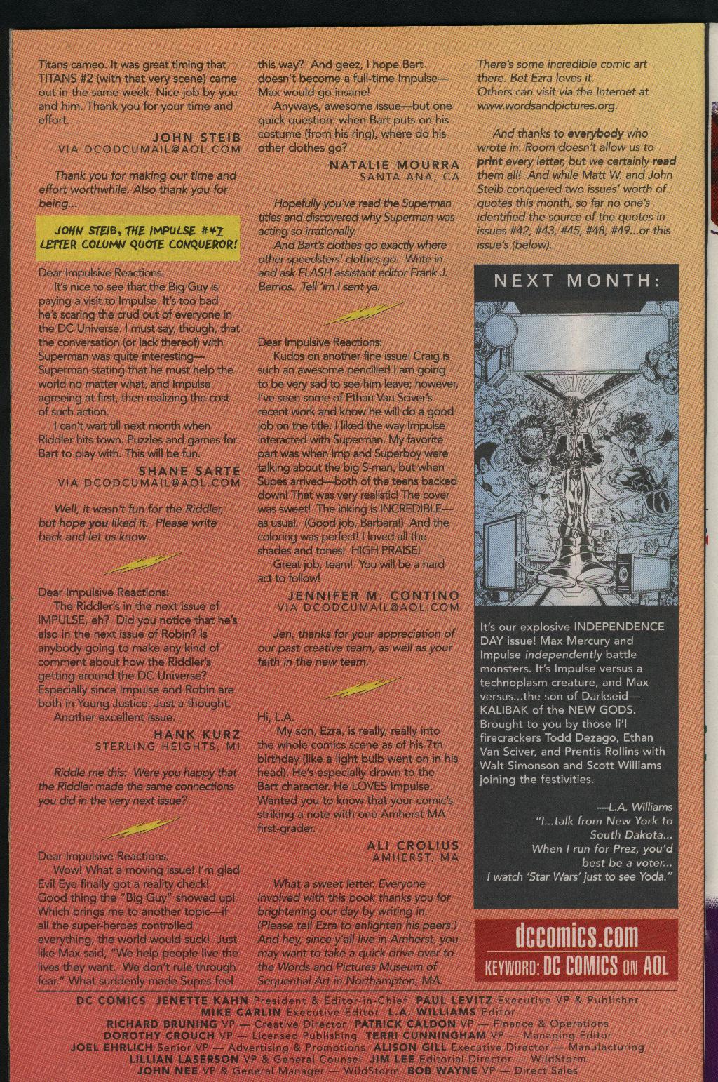 Read online Impulse (1995) comic -  Issue #51 - 23