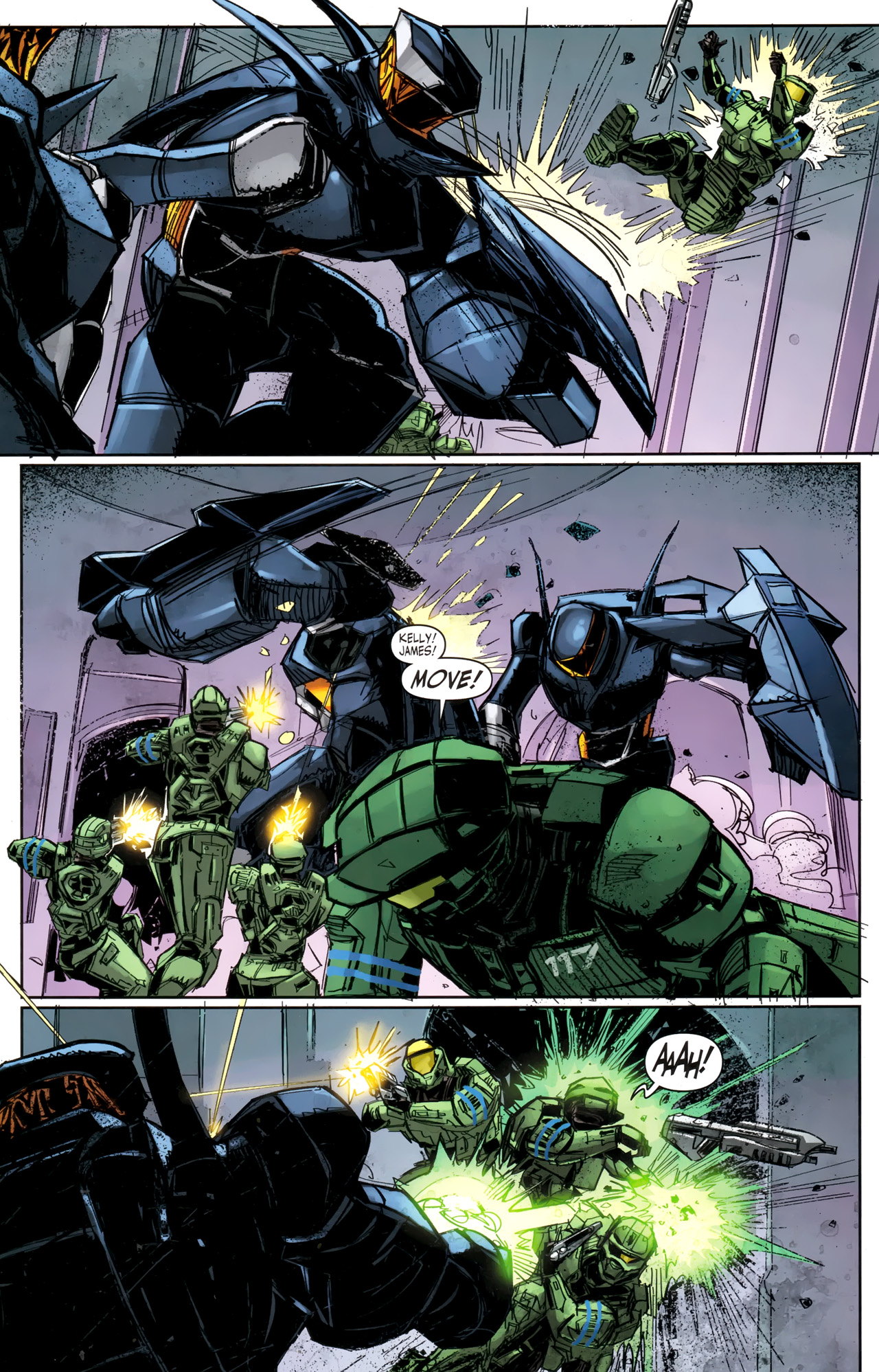 Read online Halo: Fall Of Reach - Covenant comic -  Issue #4 - 7