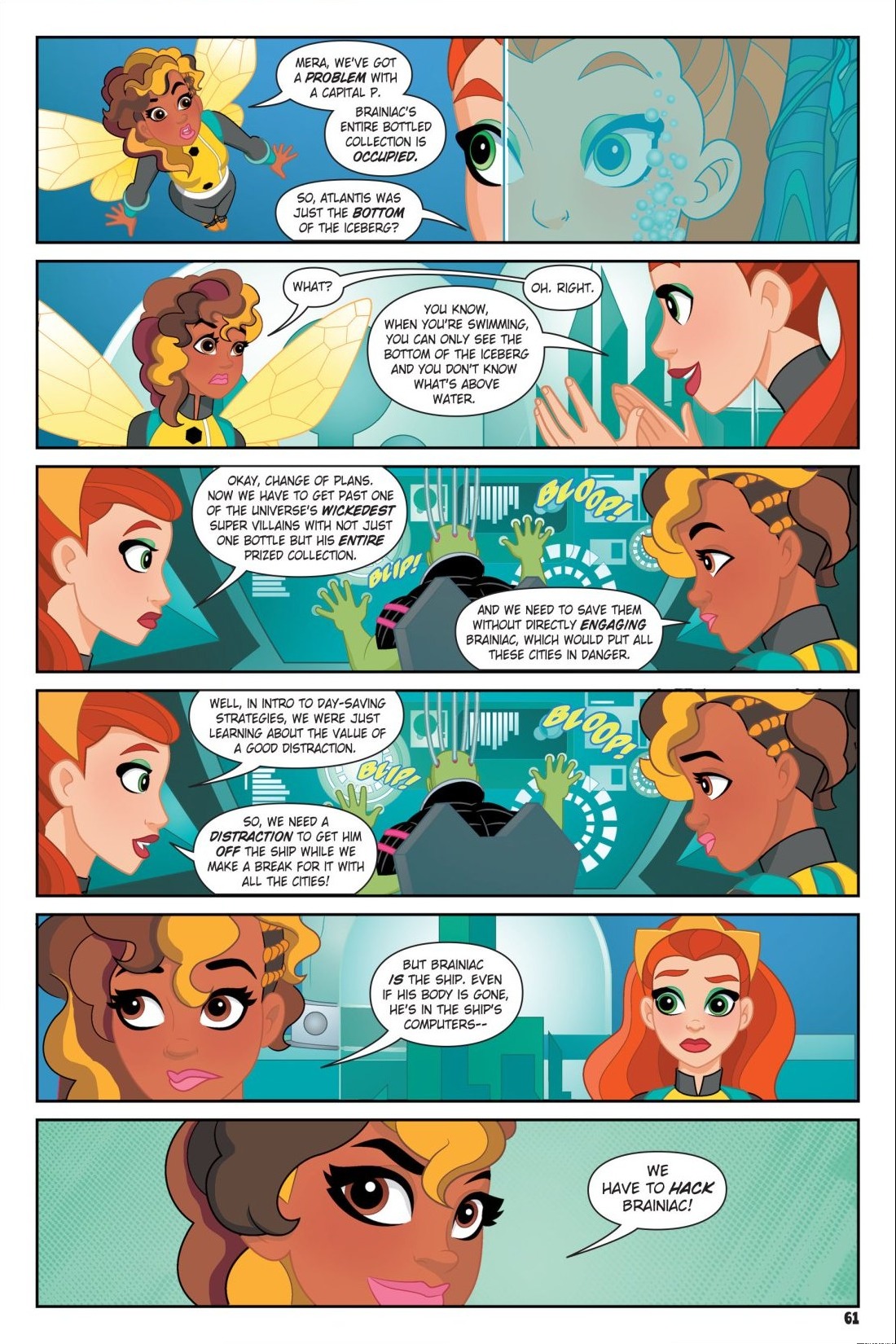 Read online DC Super Hero Girls: Search for Atlantis comic -  Issue # TPB - 60