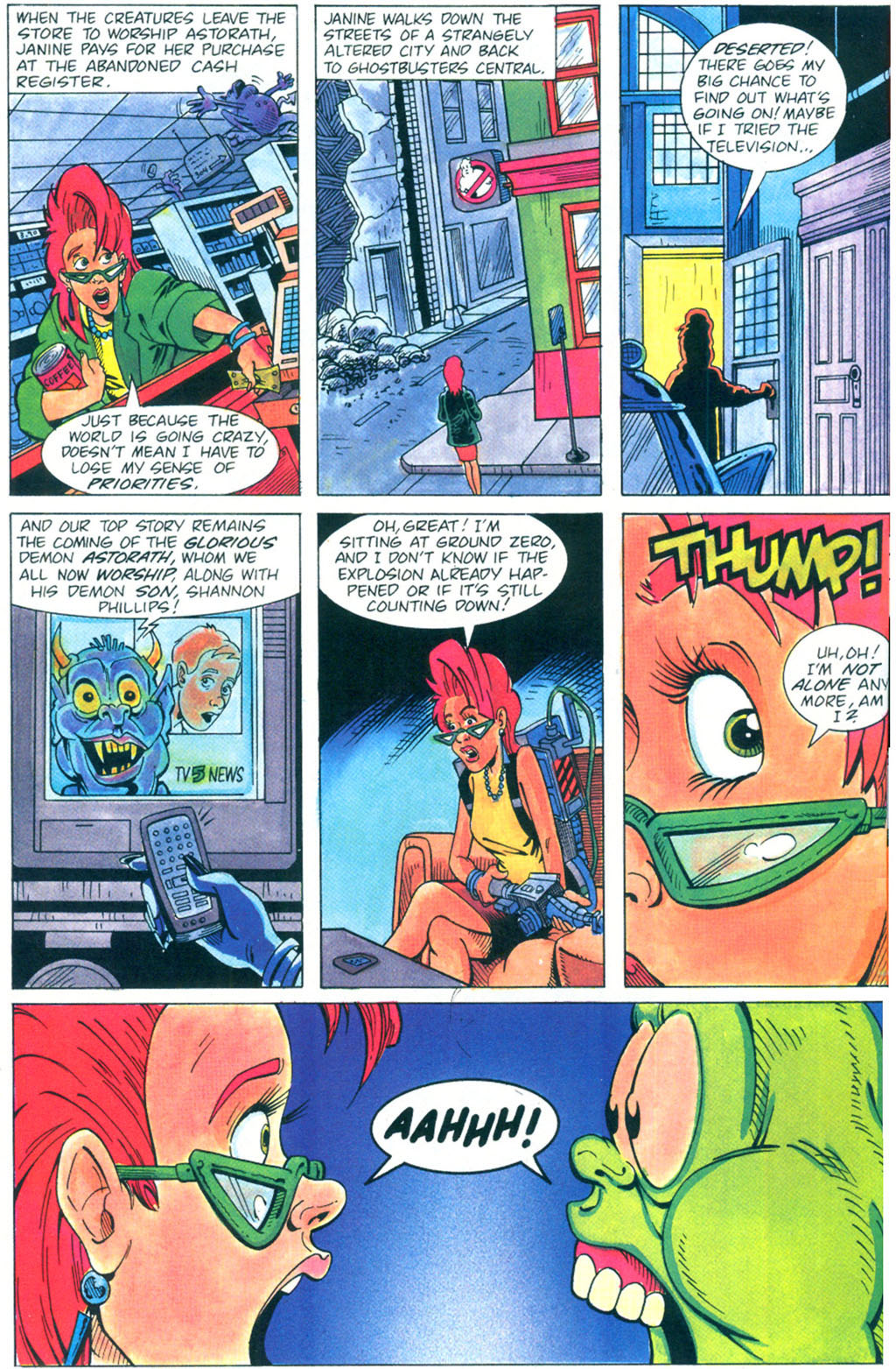 Read online Real Ghostbusters comic -  Issue #10 - 10