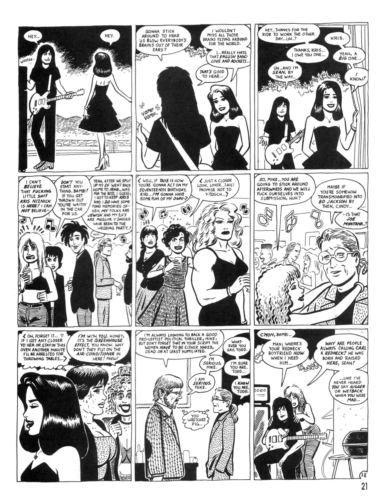 Read online Love and Rockets (1982) comic -  Issue #35 - 23