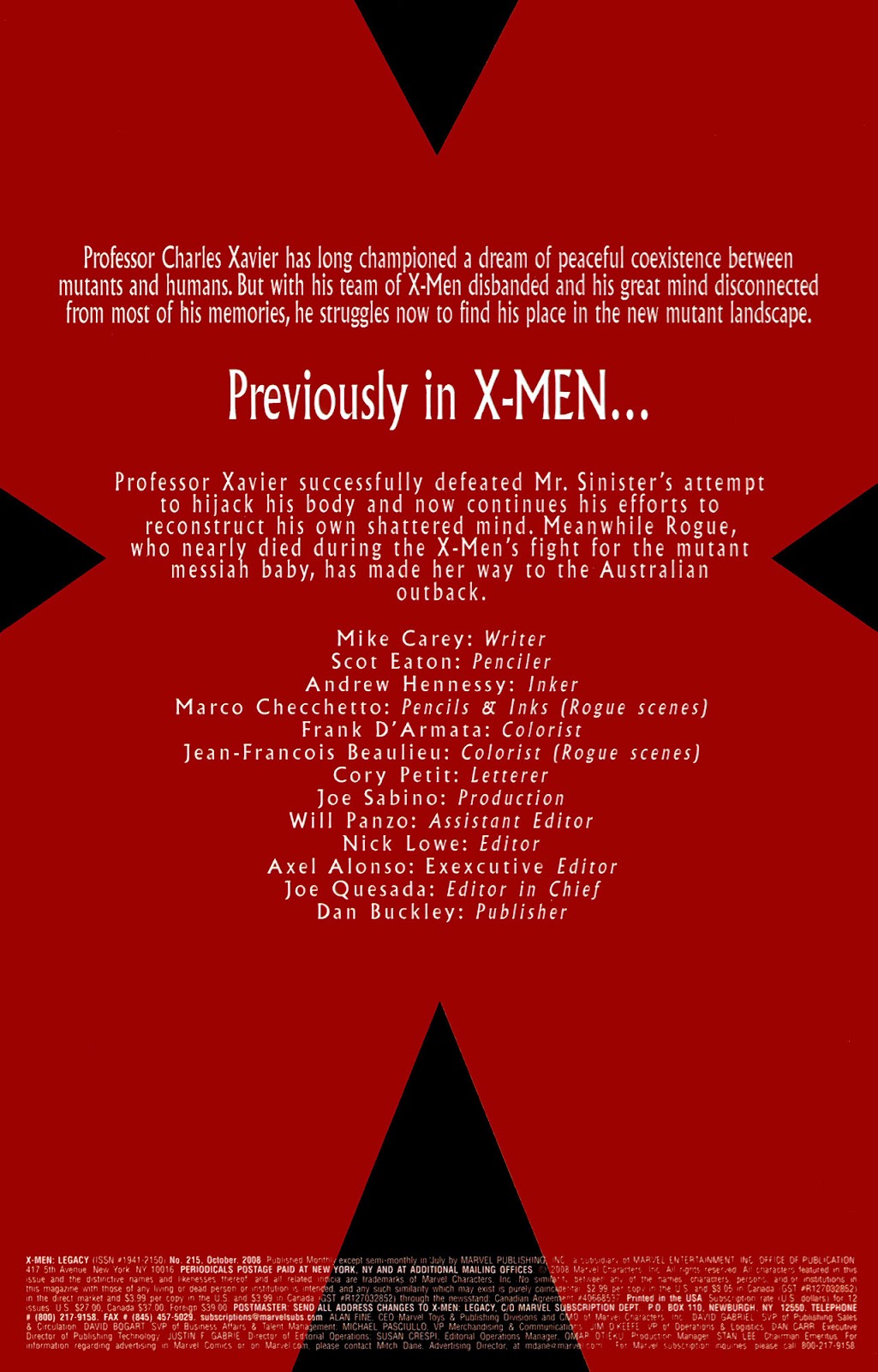 X-Men Legacy (2008) Issue #215 #9 - English 2