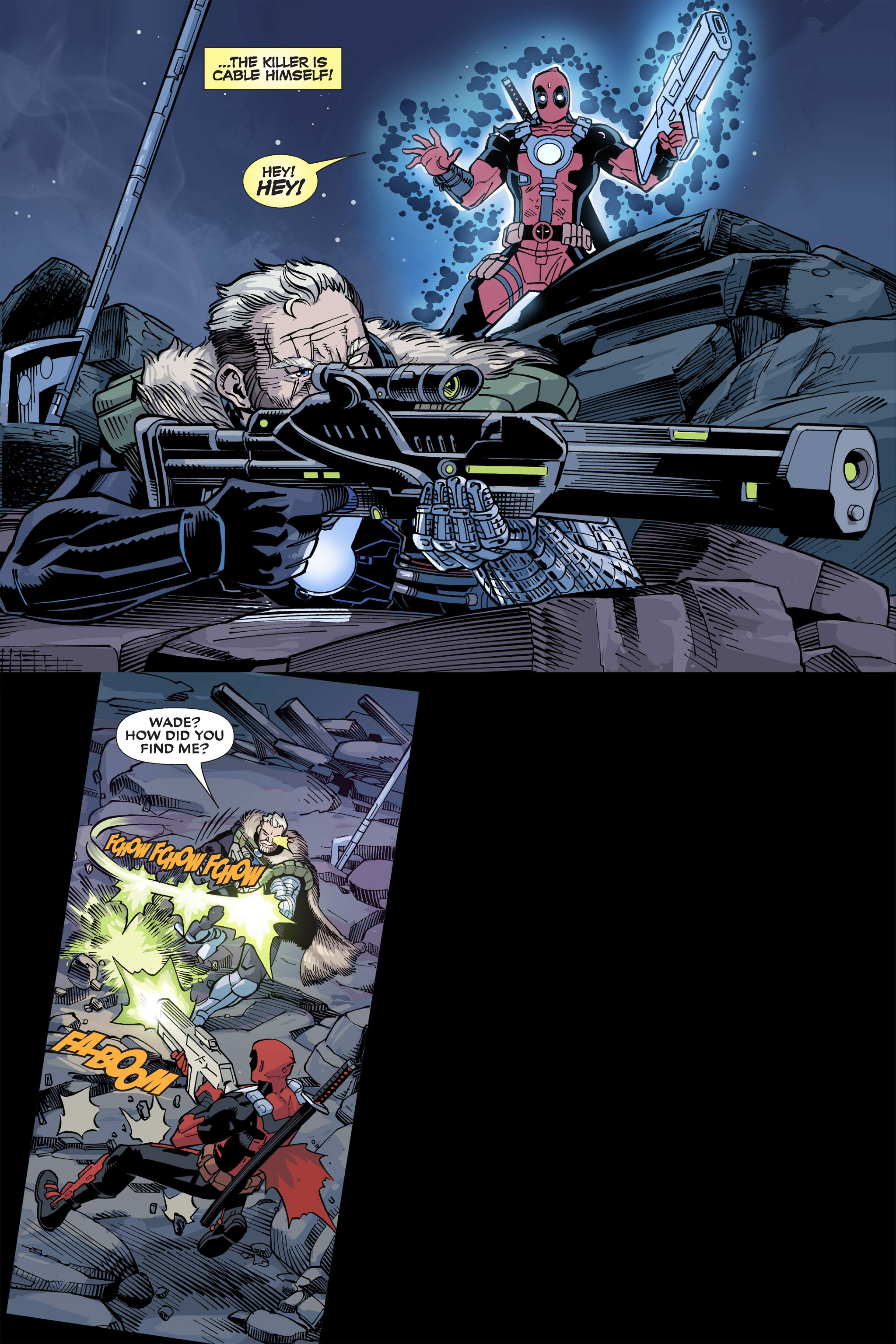 Read online Deadpool & Cable: Split Second Infinite Comic comic -  Issue #6 - 35