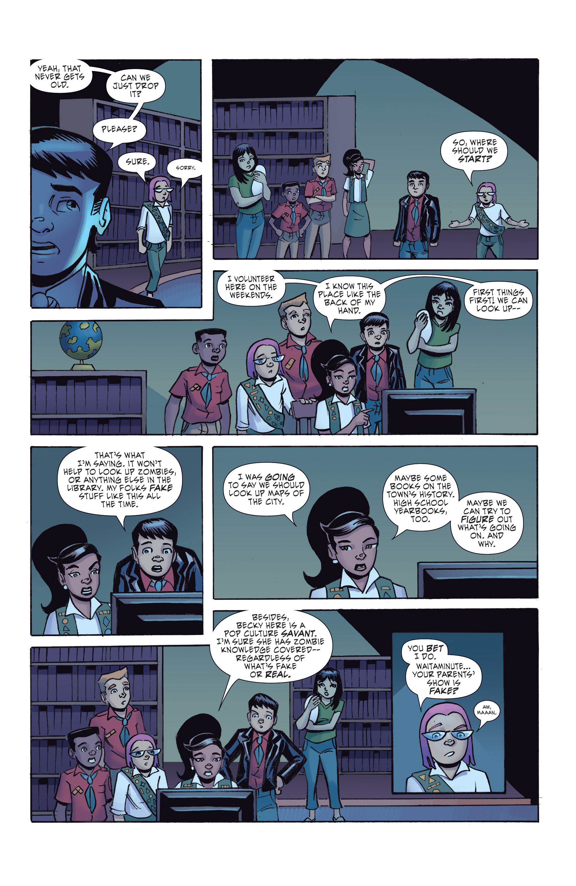 Read online Ghoul Scouts: Night of the Unliving Undead comic -  Issue #3 - 6