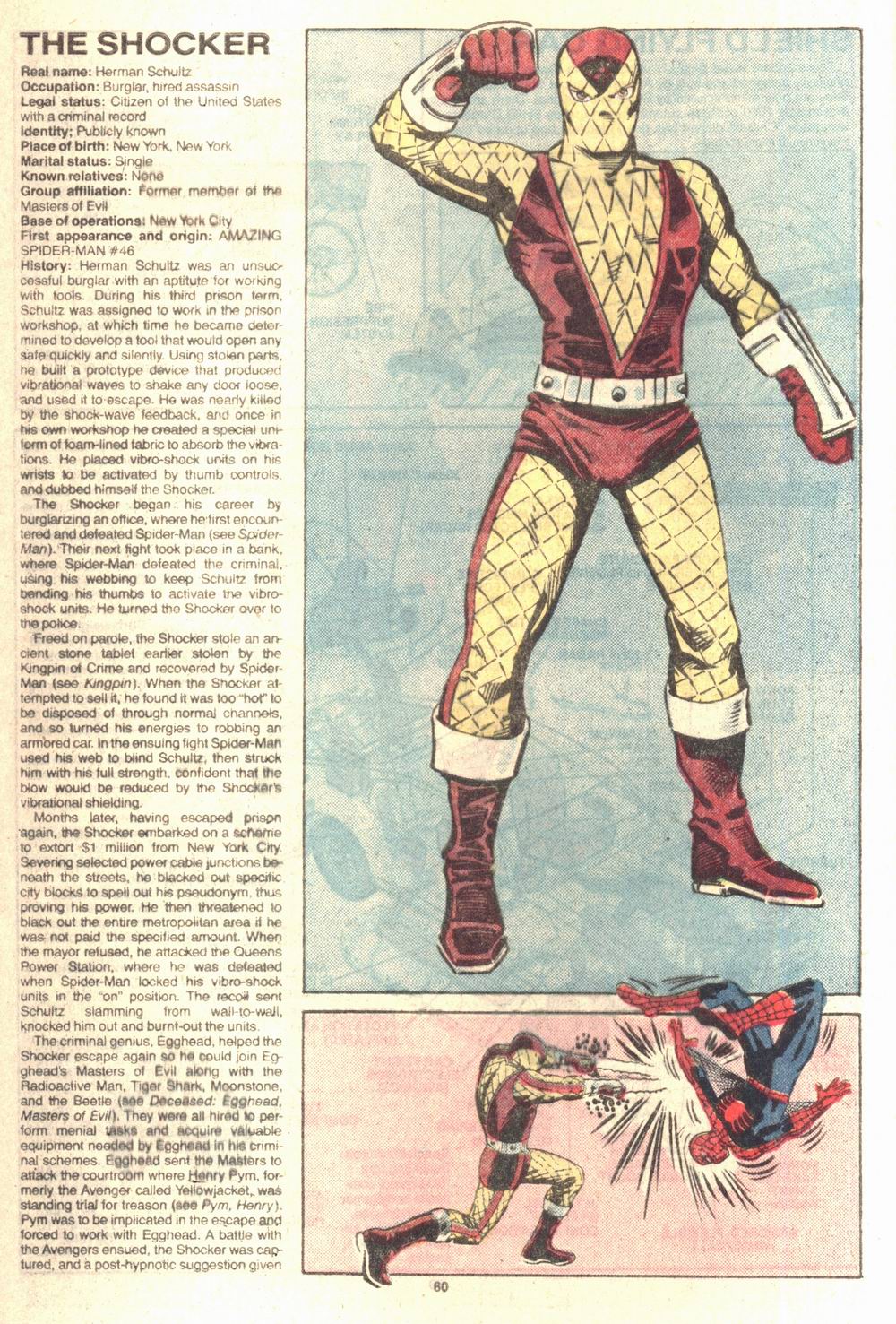 Read online The Official Handbook of the Marvel Universe Deluxe Edition comic -  Issue #11 - 62