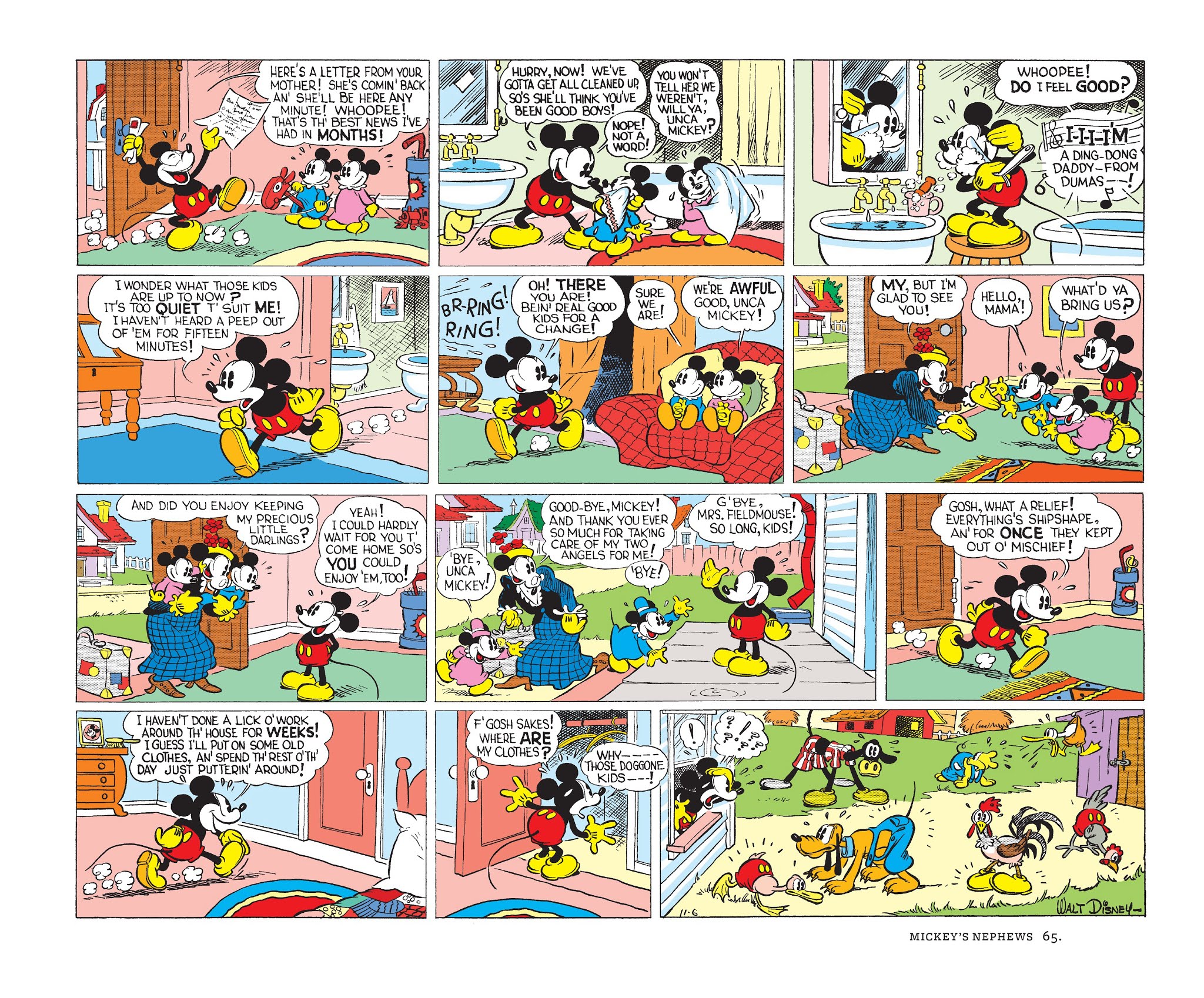 Read online Walt Disney's Mickey Mouse Color Sundays comic -  Issue # TPB 1 (Part 1) - 65