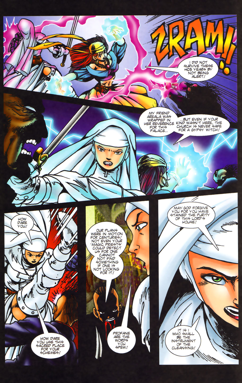 Read online Warrior Nun Areala: Scorpio Rose comic -  Issue #4 - 8