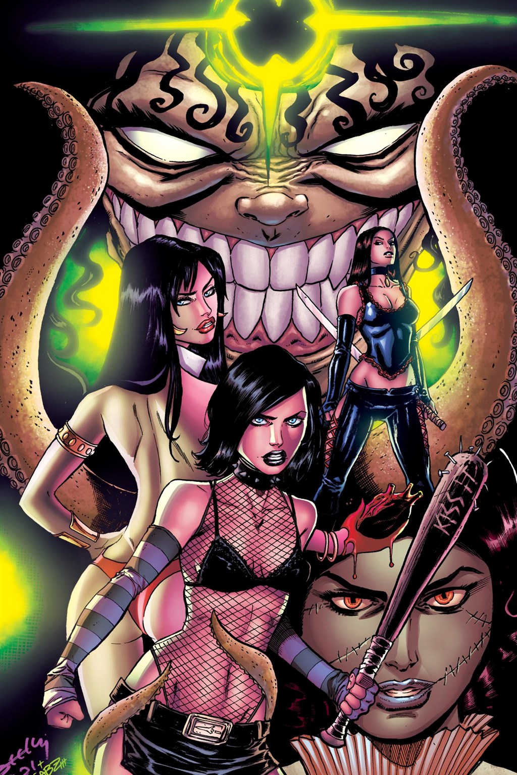 Read online Hack/Slash Omnibus: The Crossovers comic -  Issue # TPB (Part 1) - 6