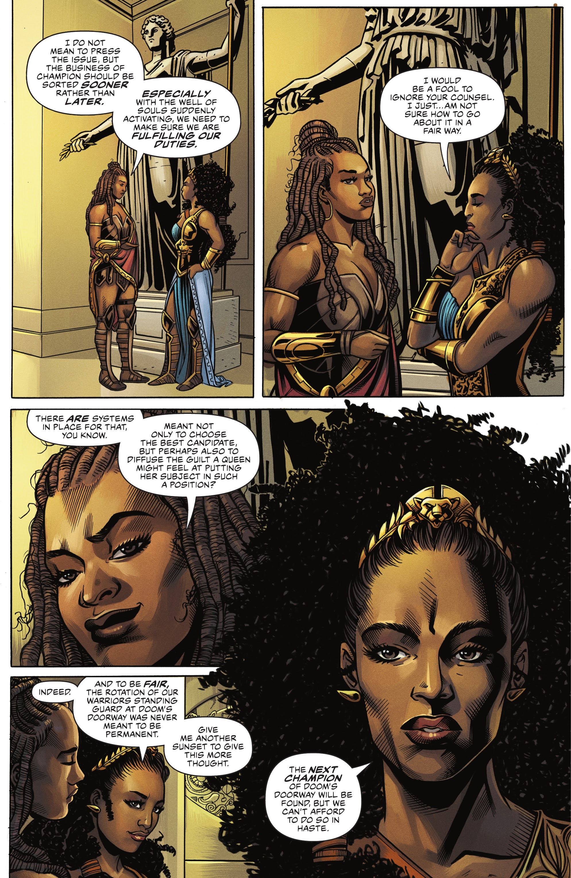 Read online Nubia & the Amazons comic -  Issue #1 - 18