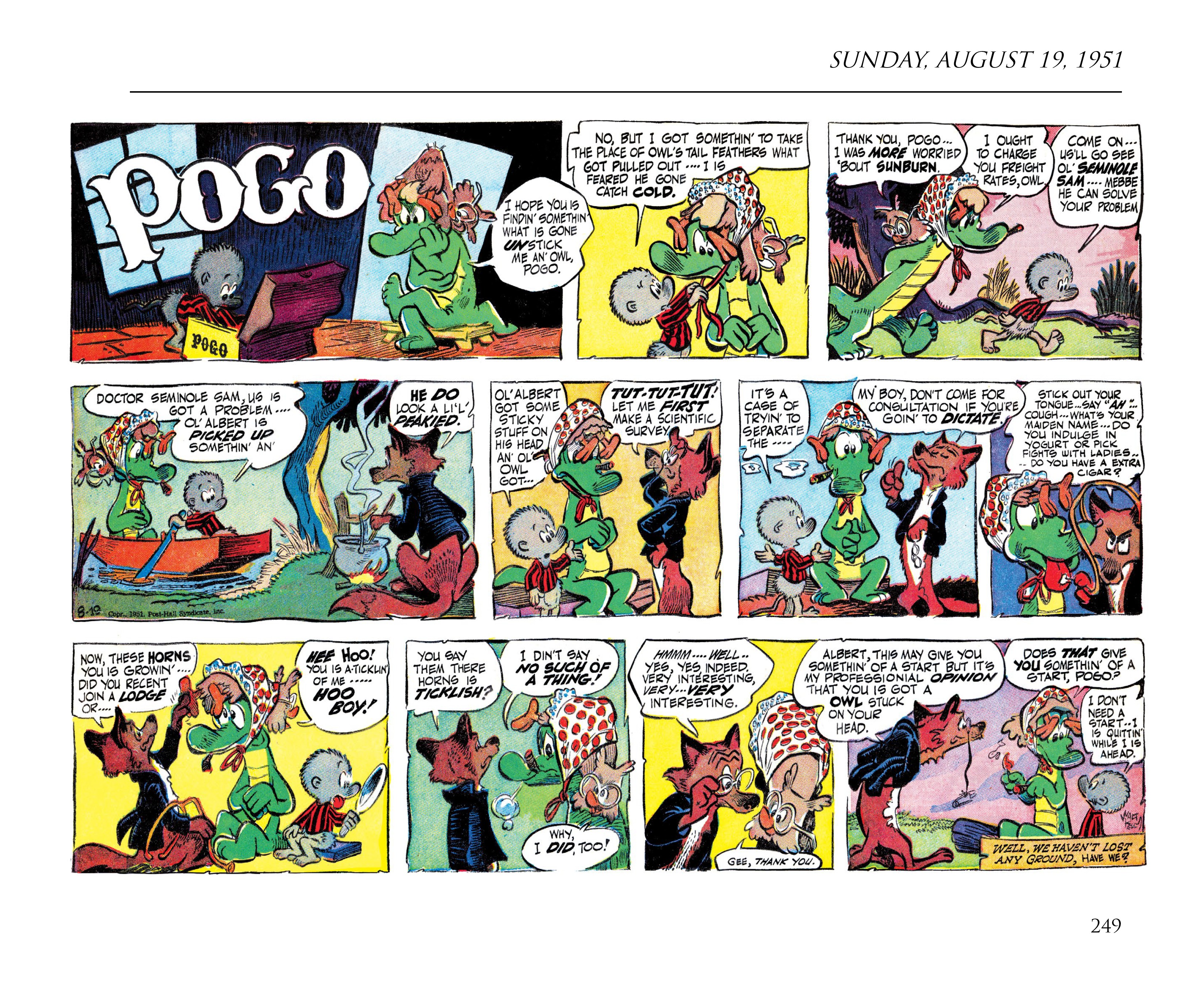 Read online Pogo by Walt Kelly: The Complete Syndicated Comic Strips comic -  Issue # TPB 2 (Part 3) - 67