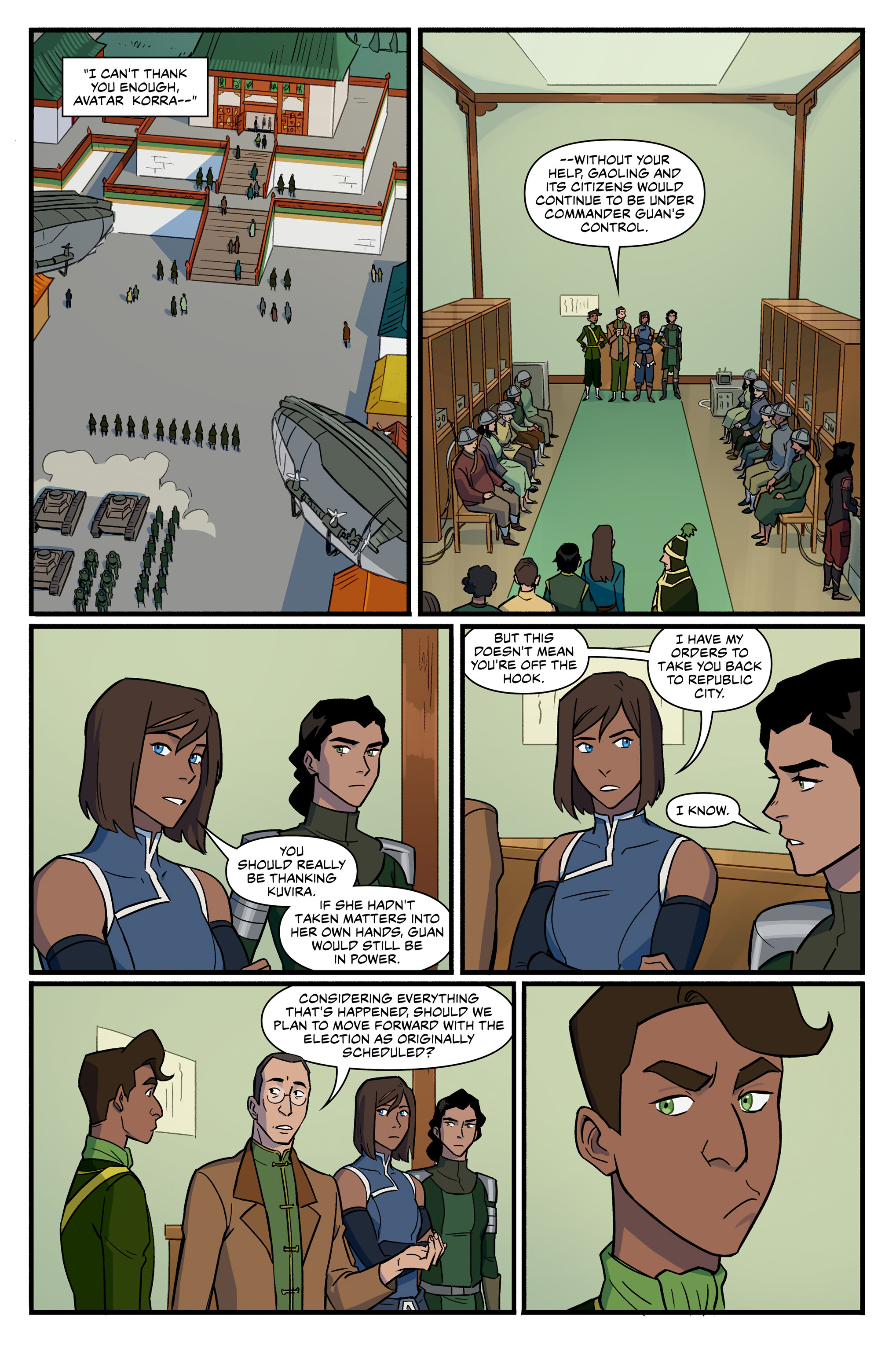 Read online Nickelodeon The Legend of Korra: Ruins of the Empire comic -  Issue # TPB 3 - 66