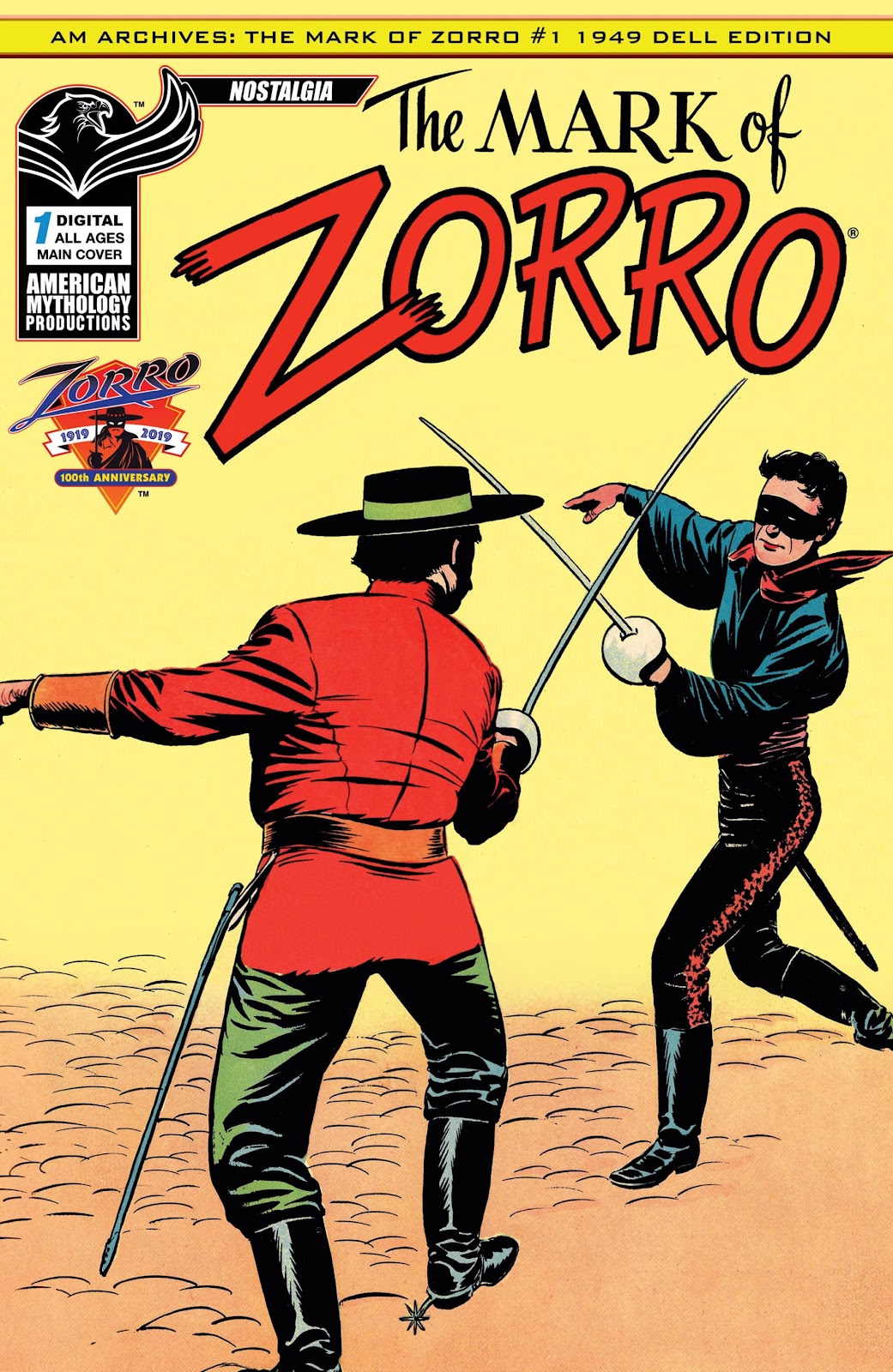Read online AM Archives: The Mark of Zorro #1 1949 Dell Edition comic -  Issue #1 1949 Dell Edition Full - 1