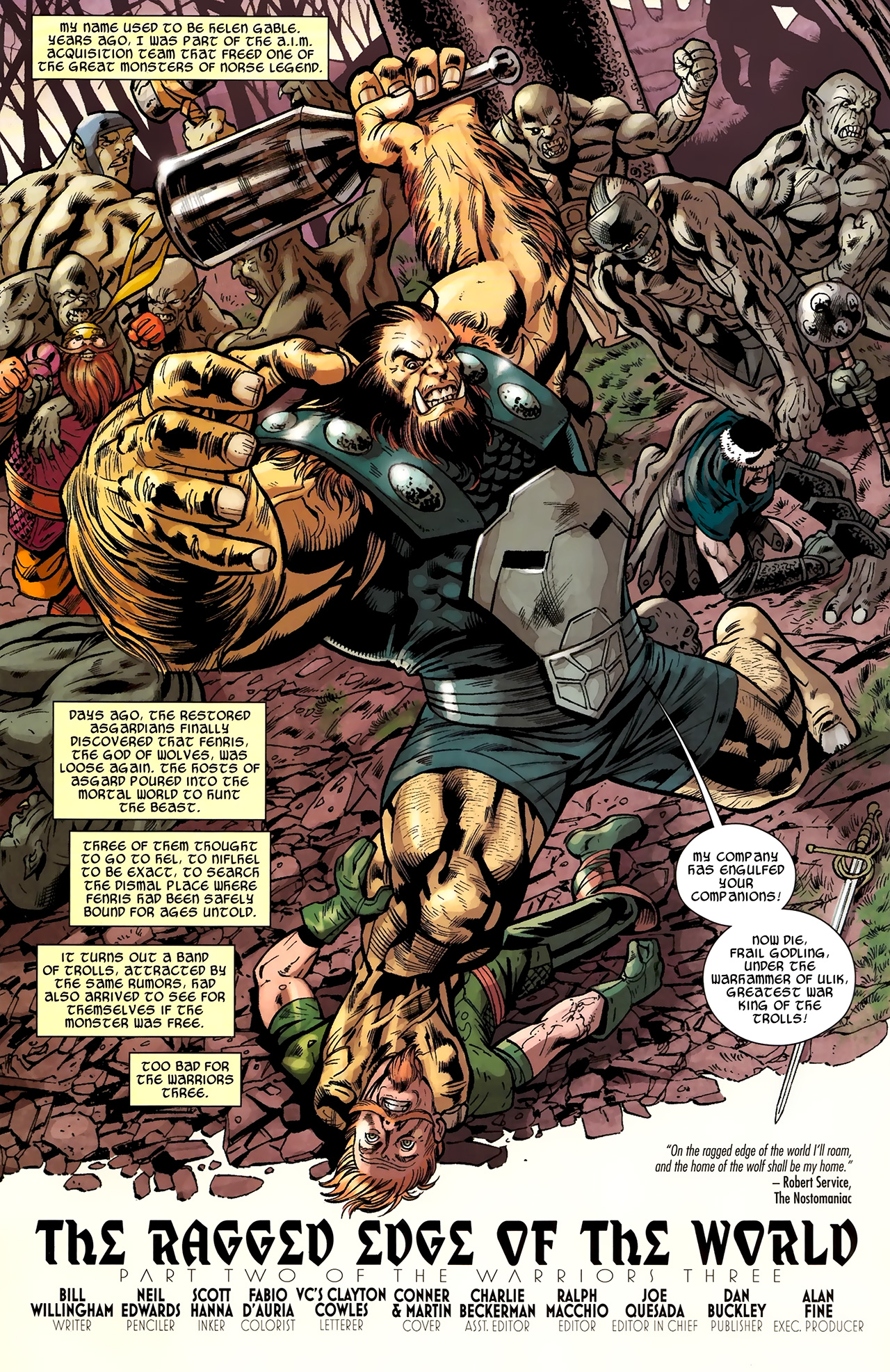 Read online Warriors Three comic -  Issue #2 - 3