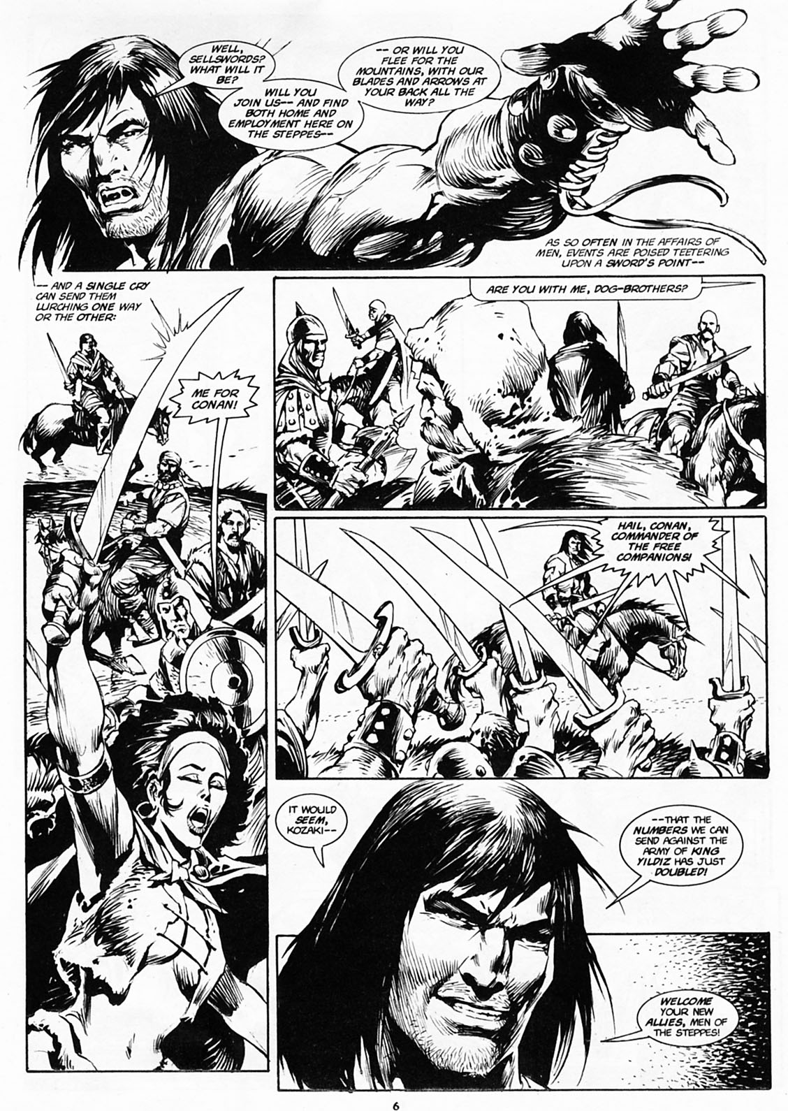 Read online The Savage Sword Of Conan comic -  Issue #218 - 6