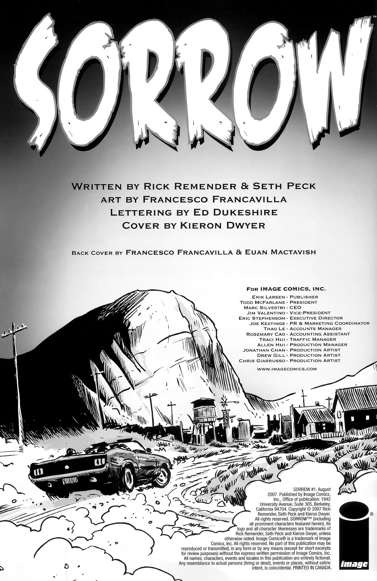 Read online Sorrow comic -  Issue #1 - 2