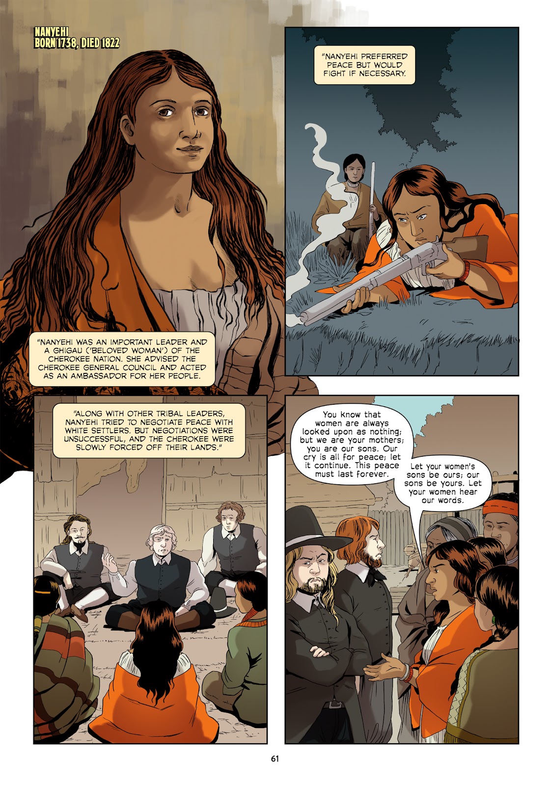 Amazons, Abolitionists, and Activists: A Graphic History of Women's Fight for Their Rights issue TPB (Part 1) - Page 62