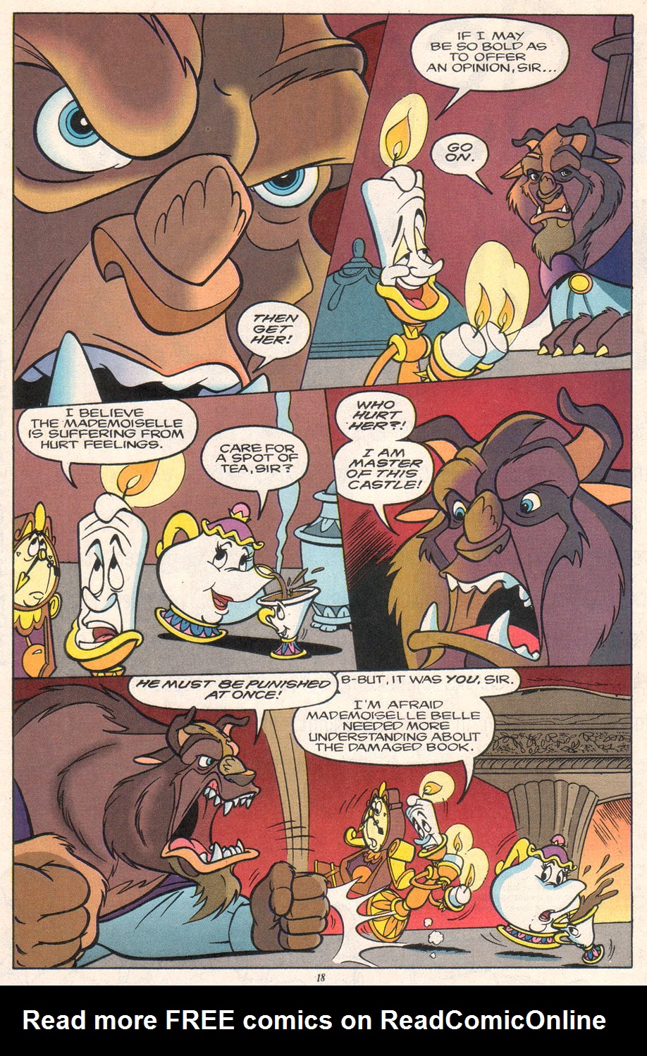 Read online Disney's Beauty and the Beast comic -  Issue #11 - 18