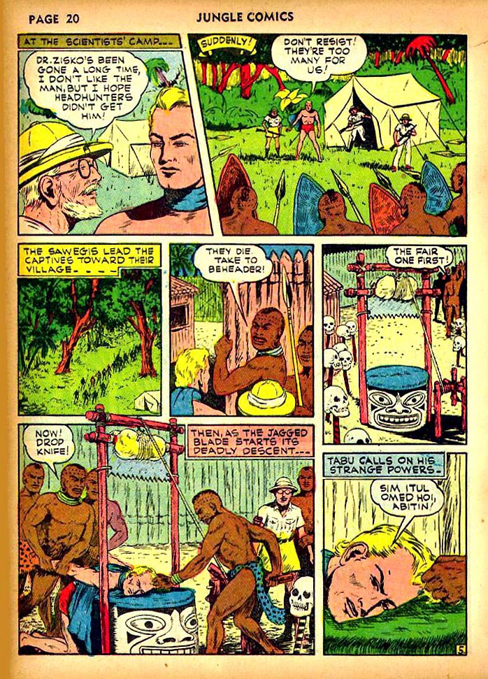Read online Jungle Comics comic -  Issue #23 - 24