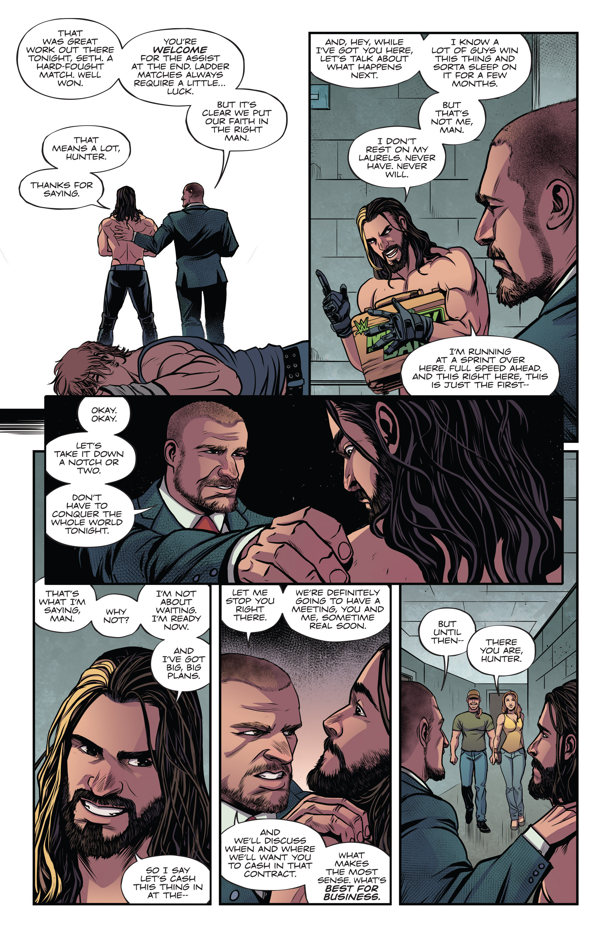 Read online WWE comic -  Issue #1 - 8