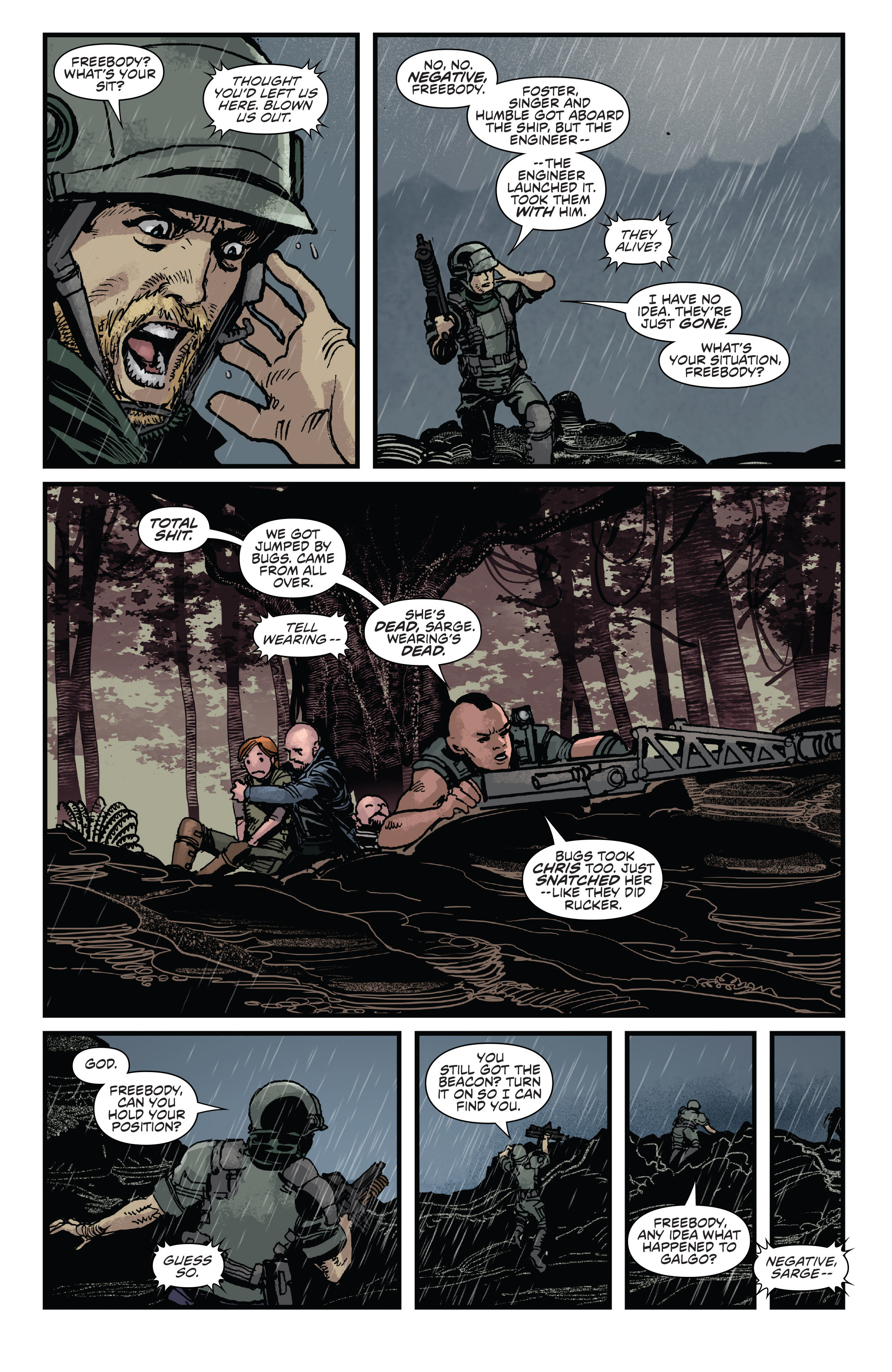 Read online Aliens: Life And Death comic -  Issue #1 - 14